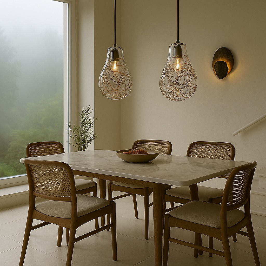 🦋 There’s something special about sharing dinner under the warm glow of Cocoon on a sweet, quiet evening.✨ 
.
>> maiizen.com