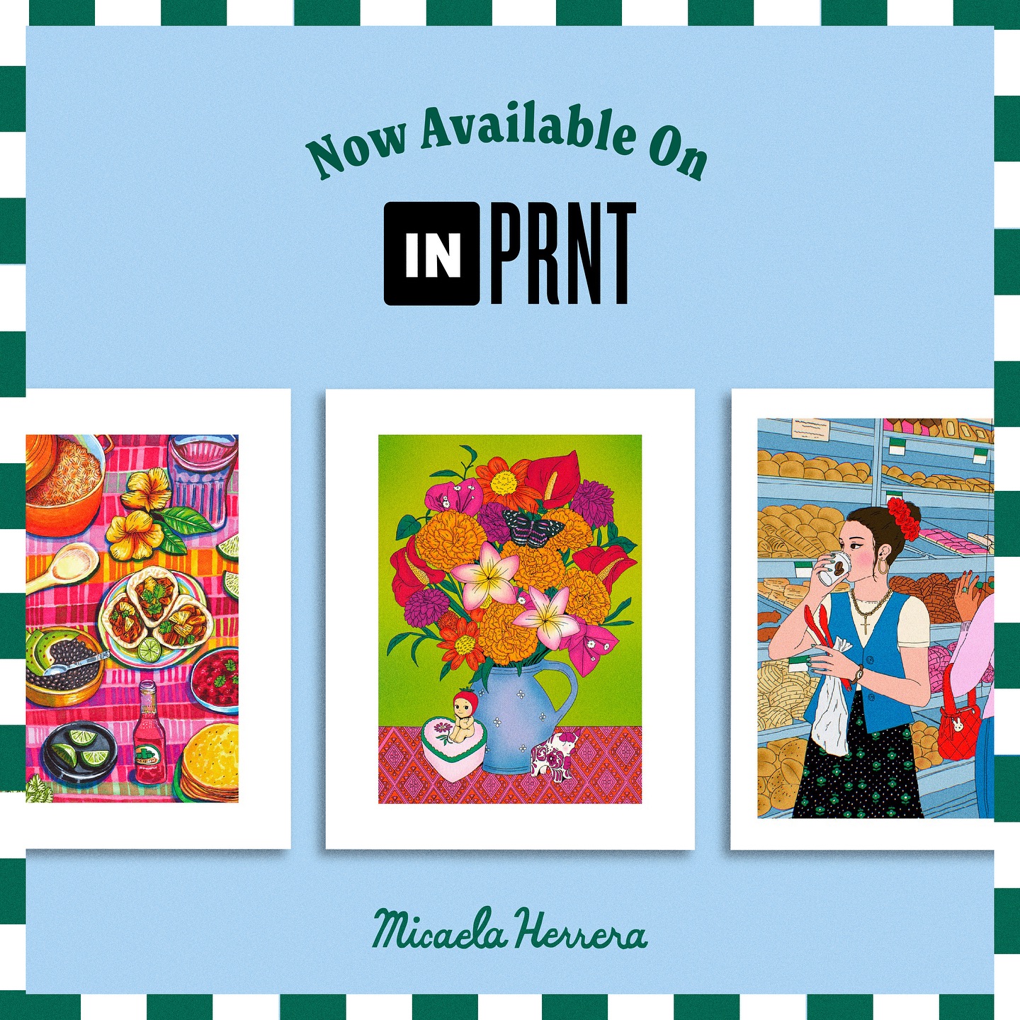 You can now find 7 of my most recent illustrations on InPrint, 🔗 in bio