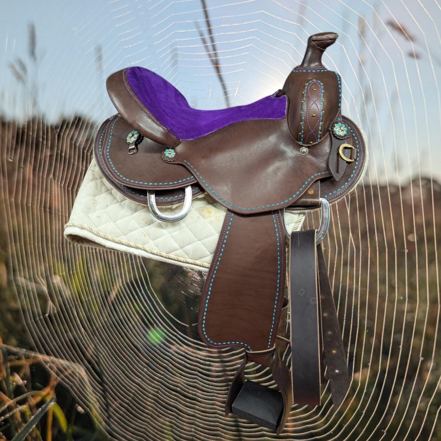 Mikayla just finished up a custom saddle for a client. She used one of our own sheepskins for the fleece. So cool to see another use for our sheepskins!
#sheepskin #vtmade