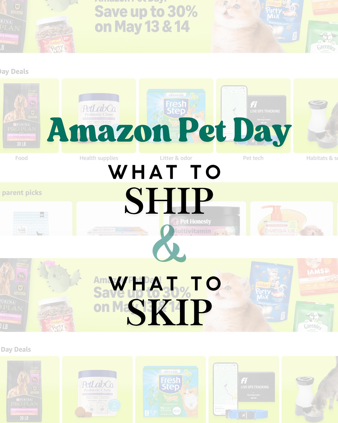 TIMES TICKING 🕰️ on Amazon Pet Day!
If Amazon is going to destroy the planet, they better at least give us good deals!
Here are some things for sale this Amazon Pet Day that are either must-have or must-pass.
What do you want off this list??
xo, steph 🫶
#amazon #pet #sale #dogmom #dogtraining #dog
