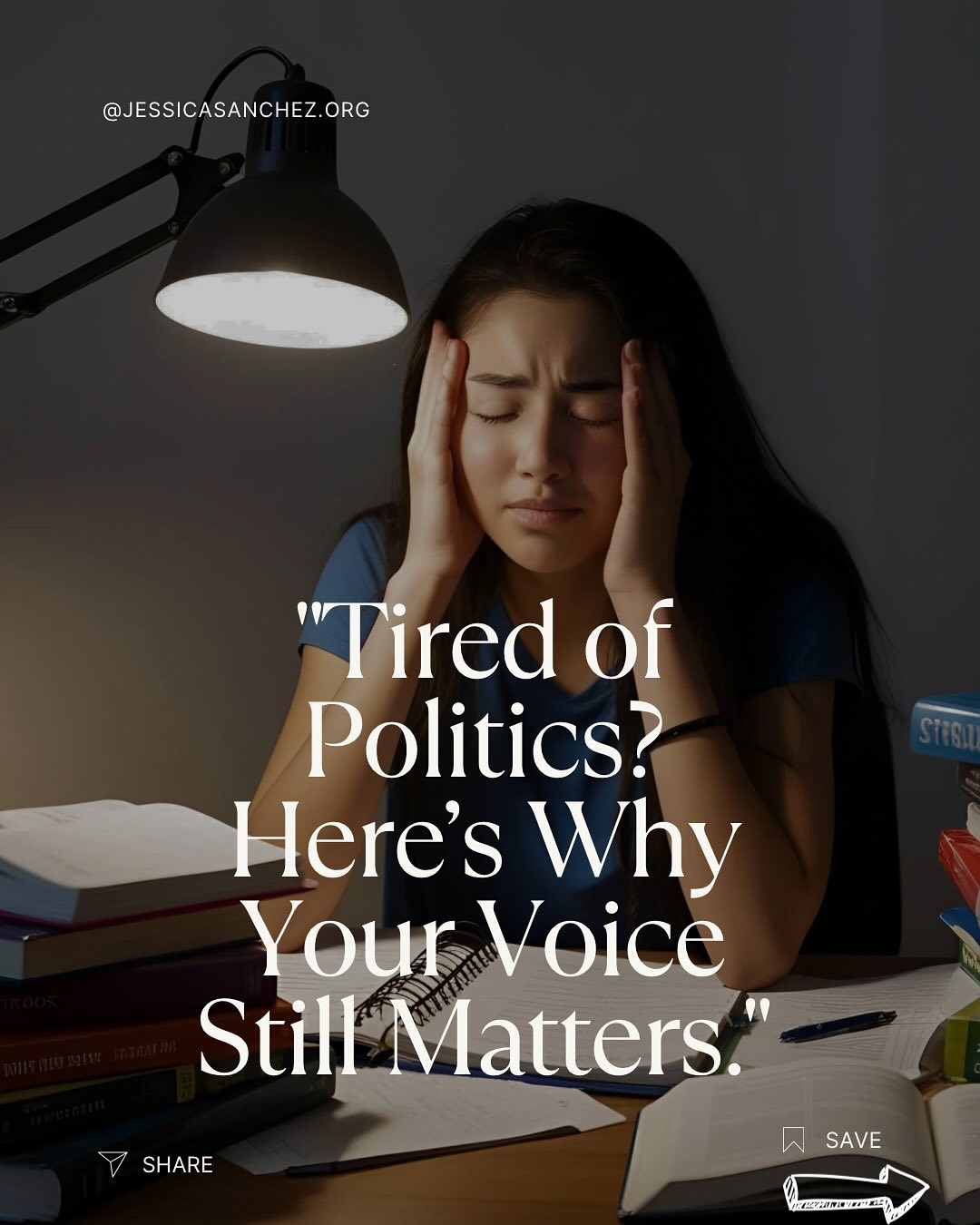 Burnt out by politics?
You’re not alone—but that fatigue is exactly why your voice matters more than ever.
In my books Democracy Unveiled and Breaking the Cycle, I talk about how we can fight misinformation, uplift mental health, and turn civic exhaustion into purposeful action. 👊🏽
Swipe to see how you can stay engaged without burning out.
#CivicEngagement #StayInformed #DemocracyUnveiled #BreakingTheCycle #MentalHealthAndPolitics #adviceoftheday #YoungVoicesMatter #AdvocacyWork #SocialJustice
#politics #advocate