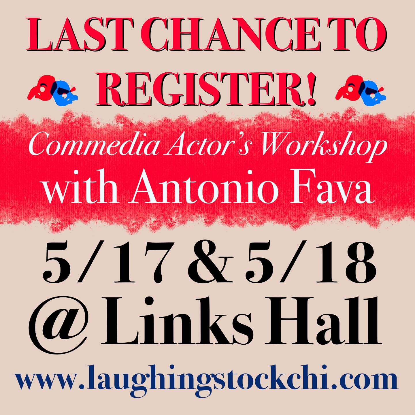 We still have a few spaces remaining for a workshop you won’t want to miss, so make sure to register today! Come try your hand at Zanni, Vecchi, Capitani, and Lazzi and add some tools to your actor’s or improvisor’s toolkit. www.laughingstockchi.com. #commediadellarte #comicmask #masks #italianinchicago #pulcinella #workshop#performance #chicagotheatre #clown