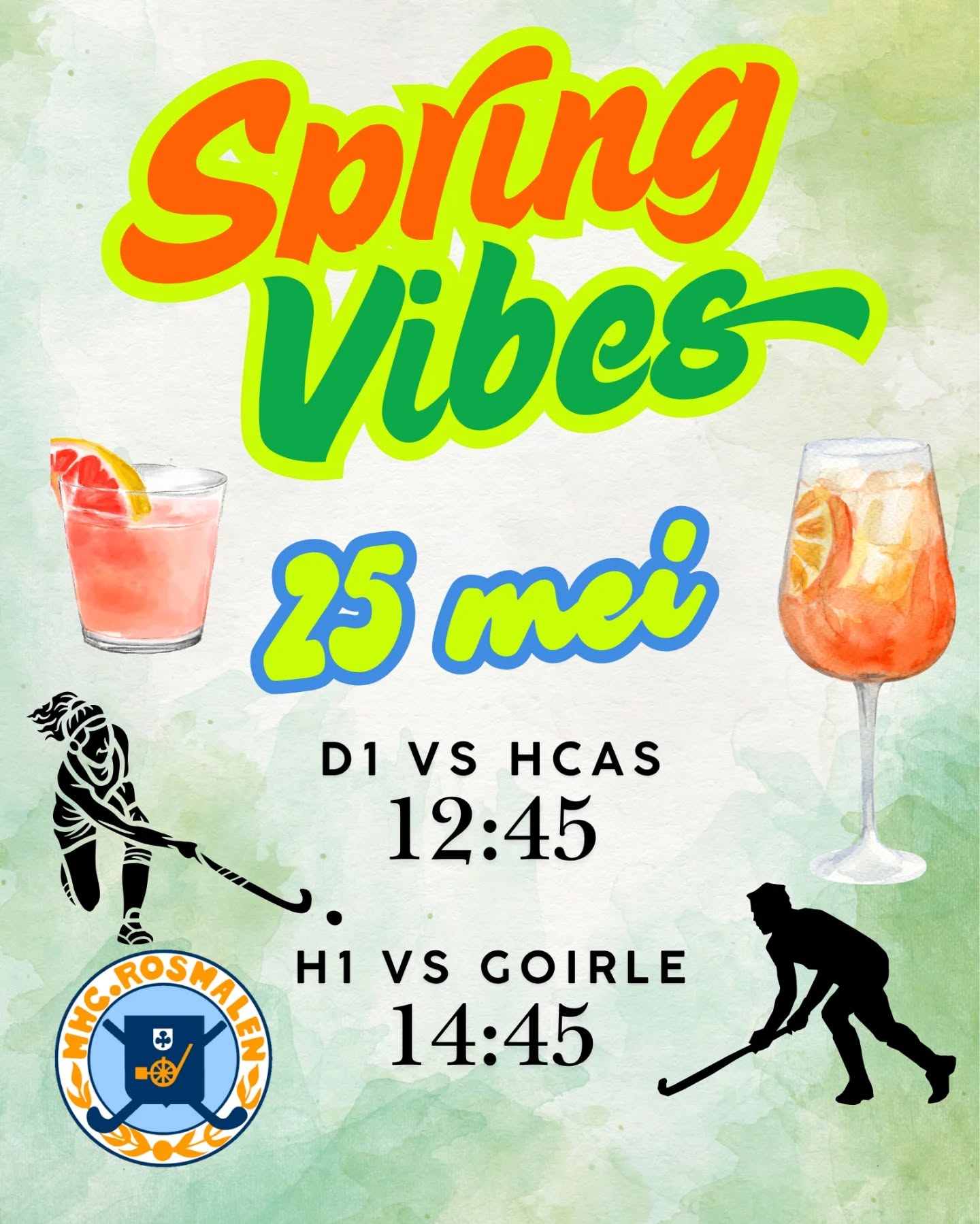 ✨️ SUPER SUNDAY - SPRING VIBES ✨️
Komende zondag 25 mei zijn alweer de laatste thuiswedstrijden van onze Dames en Heren 1. Kom jij ze dit seizoen nog een keertje aanmoedigen?
Geniet na de wedstrijd van een lekker muziekje en dansje tot 21:00. Houd de socials in de gaten voor de acties van die dag!
Tot dan! ?
#mhcrosmalen #altijdthuis #supersunday