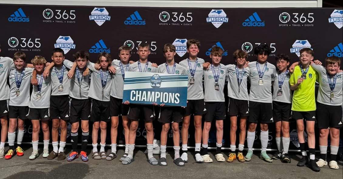 Congratulations to our CHAMPIONS! ?✨
Our Virginia United 2011 NPL Roanoke boys brought home the gold this weekend at the Fusion Cup! ?⚽️
These young stars showed incredible determination, teamwork, and skill throughout the tournament. Coach Bryon Batty couldn’t be prouder of how far they’ve come this season. ?
What an amazing achievement, boys! We are so proud of you!? #VirginiaUnited #FusionCupChampions #YouthSoccer #VUFC