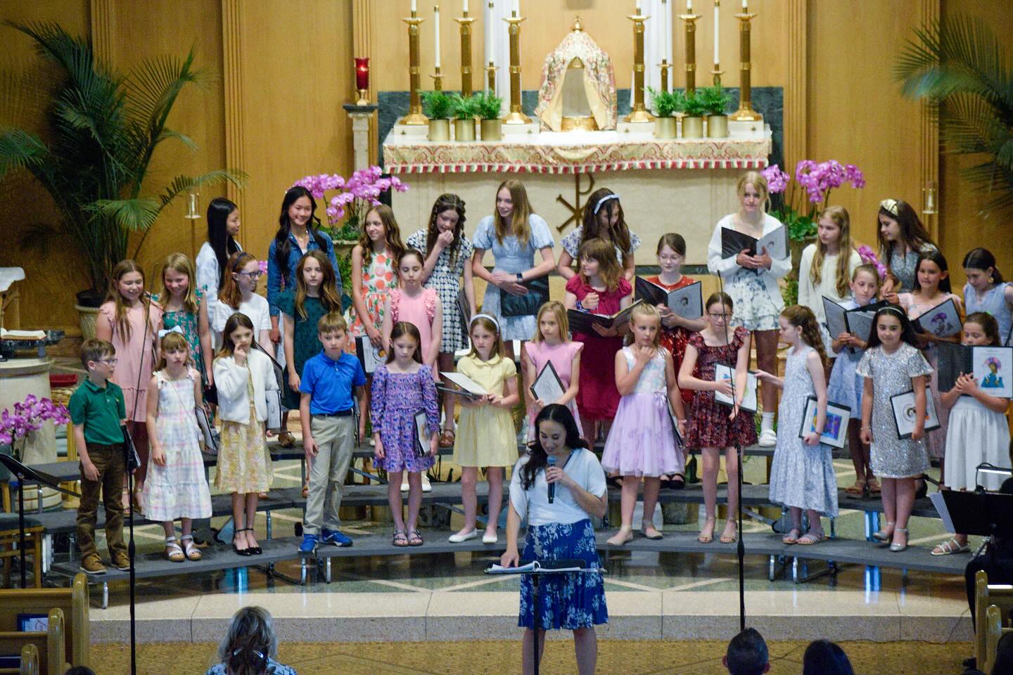 A heartfelt thank you to everyone who attended and participated in our Spring Choir Concert this past Sunday. Your presence and support truly made the event special.
We are especially grateful to all the wonderful bakers who brought delicious cookies to share—your treats were the perfect ending to a beautiful evening of music.
And a very special thank you to our Director of Music, Michelle McLaughlin, whose leadership, dedication, and passion continue to inspire us all. We are so fortunate to have you guiding our musical journey.
Thank you for making this concert a joyful and memorable occasion!
