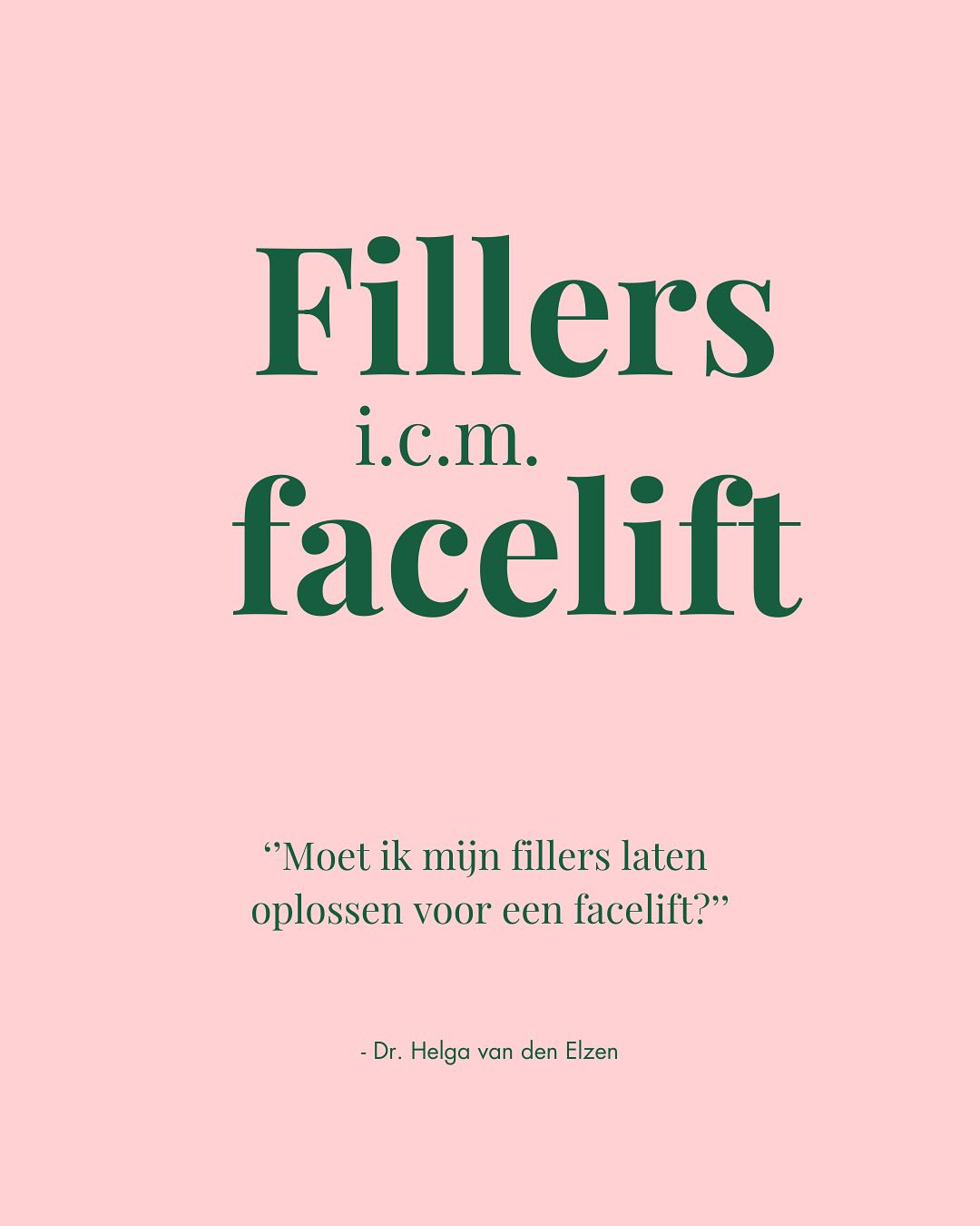 ✨ FILLERS I.C.M. FACELIFT? ✨
Eerder heb ik uitgelegd wat fillers zijn en welke soorten facelifts er bestaan. Maar hoe gaan die twee eigenlijk samen? Is het waar dat fillers een (chirurgische) facelift bemoeilijken? Lees het antwoord hierop in mijn blog via de link in mijn bio 🔗