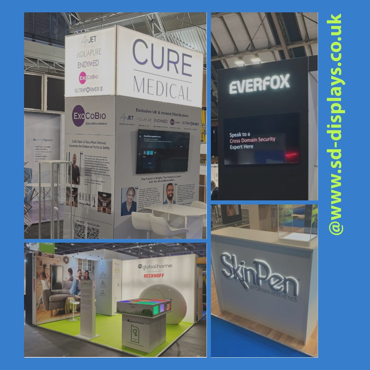 Let there be light! Loving the trend for illumination on exhibition stands, from backlit graphic wall sections to display models, logos and lettering.
#itswhatwedo #exhibitionstand #exhibitionstanddesign