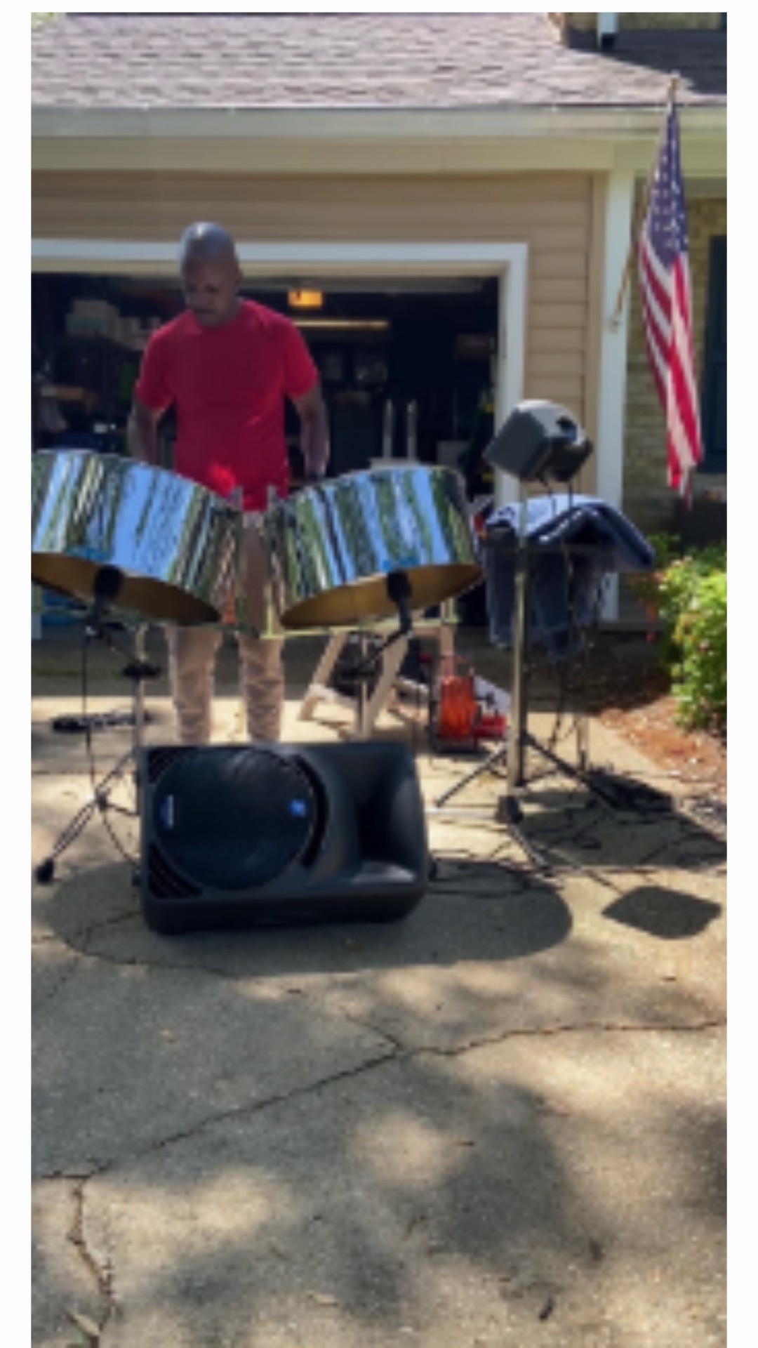 Getting some practice time in