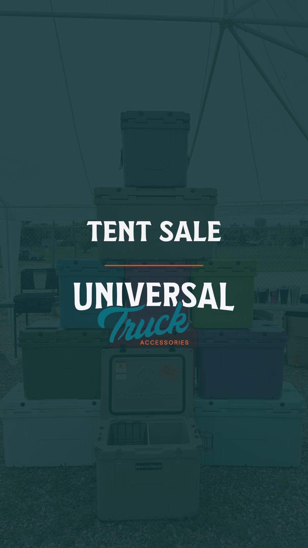 Our tent sale is in full swing!! ⚡️
Come say hello to the team at Universal Truck Accessories, and shop some incredible deals on outdoor gear!
Out front at 320, 6th Street, North in Brandon! We’re here until 6 PM today, and back at it 10 AM – 5 PM tomorrow!!
See you under the tent! ??