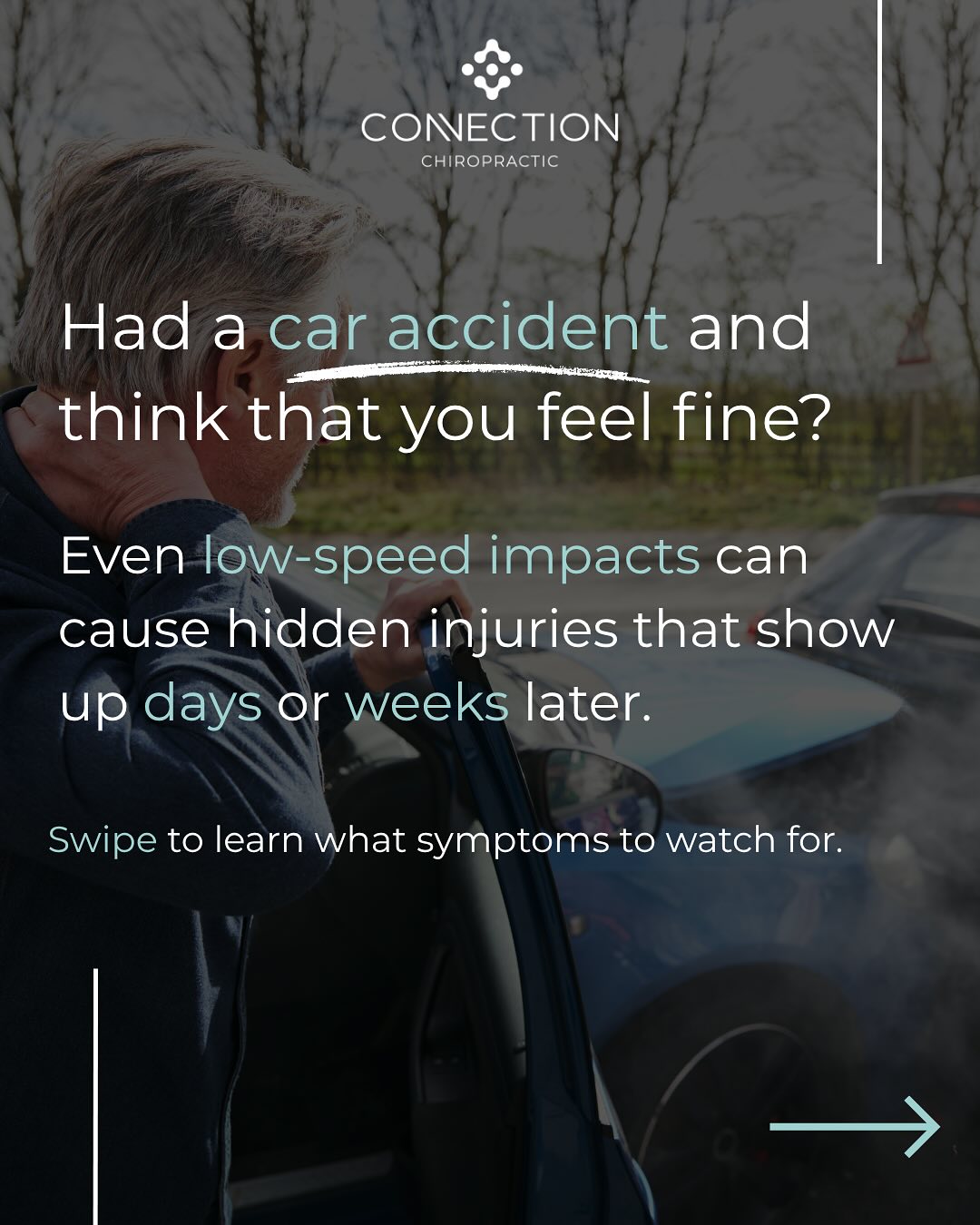 No broken bones after your car accident? You could still be injured.
Whiplash, neck pain, nerve irritation, and headaches often appear days or weeks later.
👉 Chiropractic care helps realign your spine, reduce inflammation, and prevent long-term damage.
📲 Book your appointment today!
📍12609 Narcoossee Rd. Suite 200B Orlando, FL: 32832
📞Call: (407) 268-1831
#CarAccidentInjuries #ChiropracticCare #NeckPain #BackPain #OrlandoChiropractor #quiropracticoorlando