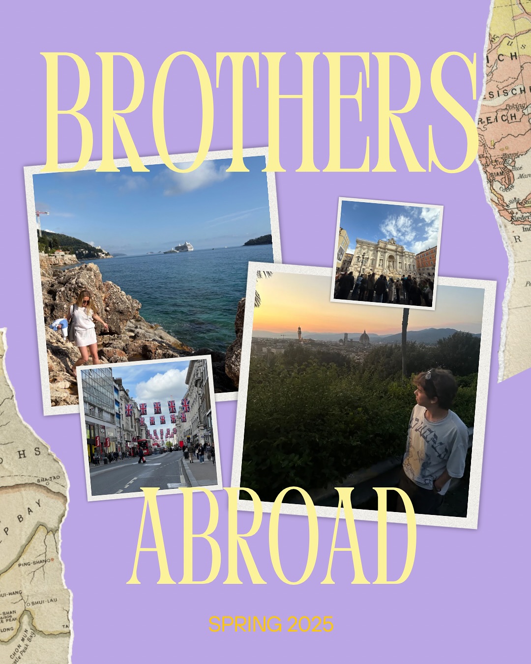 Shoutout to our 4 brothers who studied abroad this past semester! ✈️🌍 They traveled to many countries including…
📍Rome, Italy
📍Madrid, Spain
📍London, England
📍Paris, France
…and many more. We are so excited to see Diego, Isabella, Mark, and Allen back on campus in August!