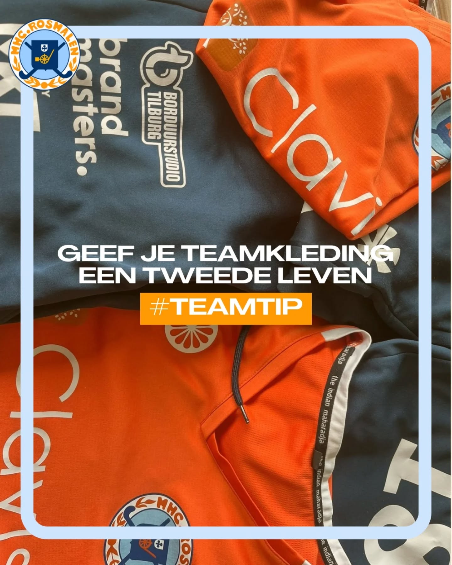 ? #TEAMTIP EINDE SEIZOEN
Geef je teamkleding een tweede leven! ?
MO14-1 zamelt aan het einde van het seizoen de gesponsorde broeken en shirts in. De kleding is nog in uitstekende staat en kan makkelijk een seizoen mee. We verzamelen het voor het nieuwe MO14-1-team. Zo gaan we duurzaam om met materialen, blijven onze sponsoren zichtbaar en zorgen we ervoor dat een nieuw team er weer piekfijn bijloopt.
Heb jij ook gesponsorde teamkleding? Lever het in, geef het door en maak het volgende team blij!
#mhcrosmalen #altijdthuis #teamkleding #tweedekans
? Heb jij iets leuks te delen? Laat het ons weten via een dm of stuur een mail naar communicatie@mhcrosmalen.nl!