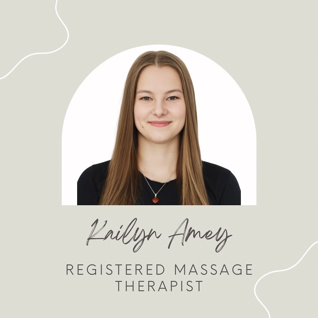 🌿 Staff Spotlight 🌿
Kailyn Amey RMT
Year registered: 2024
Favourite condition/ treatment: Deep tissue
Clinic: Kingston Clinic
Hobbies outside of work: Collecting vinyls.
