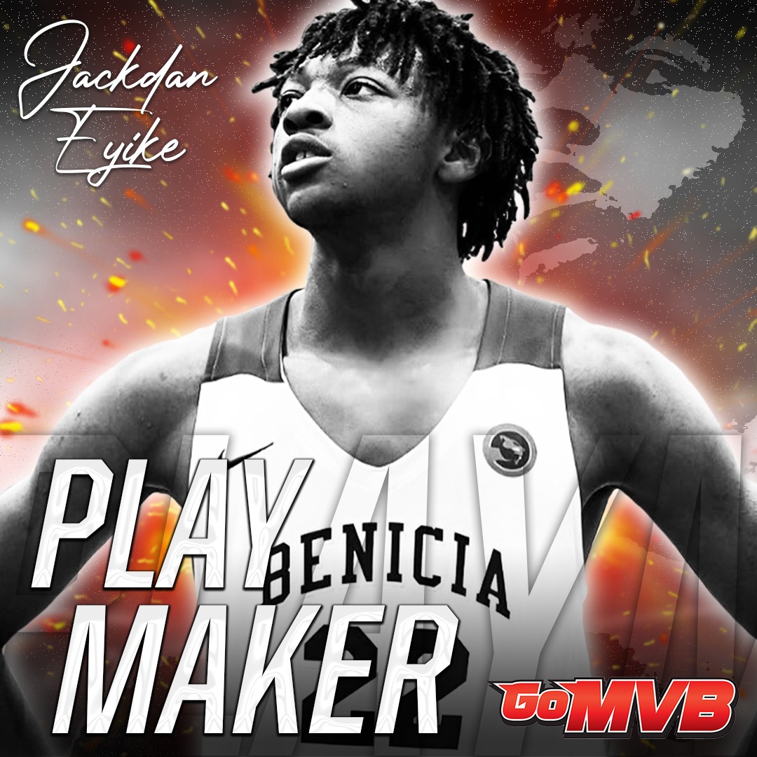 Looking for a SPLASH? Our guy Jackdan Eyike is a certified PLAYMAKER on the court!
'25 CG
Benicia HS, CA
More Info: GoMVB.com/jackdaneyike
Follow: Twitter.com/jackdan_eyike
#gomvb #hsbasketball #athlete #playmaker #splashplayer #collegerecruiting