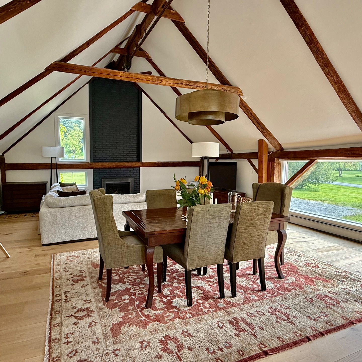 Finally ready to post about our work on Mountain Rd. in Stowe. Full renovation of a barn that had been converted to living space. New windows, flooring, siding, roof, kitchen, stairs, bedrooms, and lots of framing stabilization under it all. We were very lucky to have great clients with amazing taste. #vermont #restoration