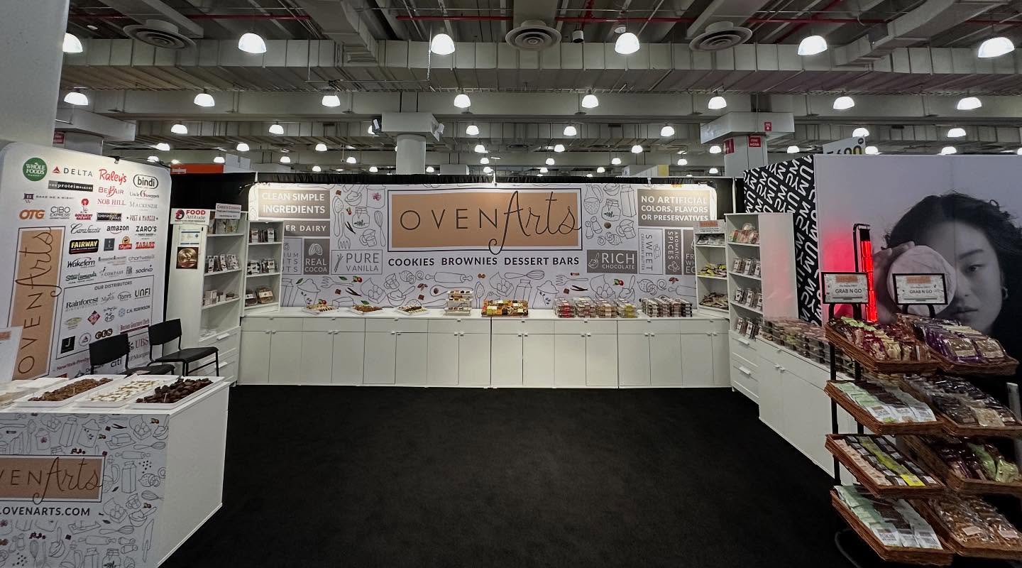 Hello from the Fancy Food Show in NYC! Come visit us! #ovenarts #delicious #cookies #brownies #specialty #food #show #nyc