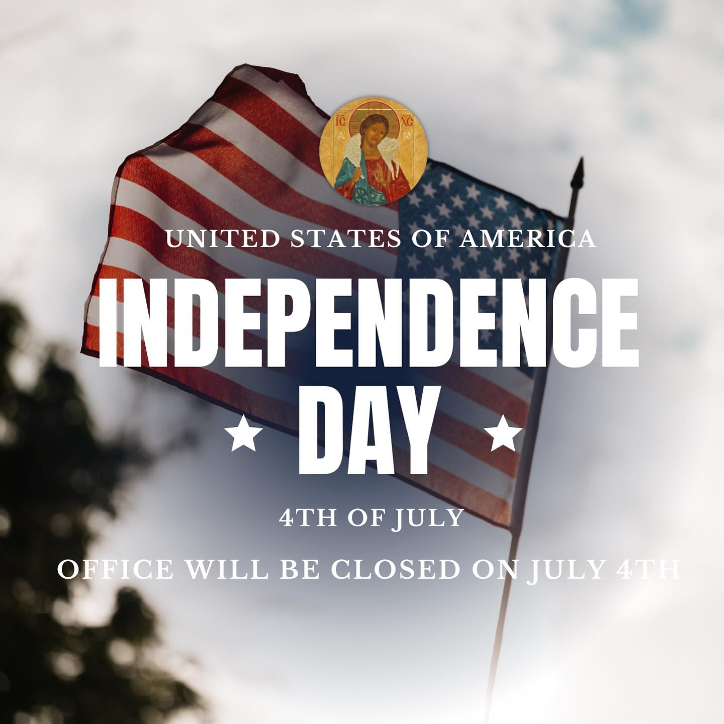 ?️ “Blessed is the nation whose God is the Lord.” — Psalm 33:12
Happy Independence Day from all of us at Good Shepherd Catholic Parish! Let us pray for unity, peace, and a country rooted in Christ. ??✨