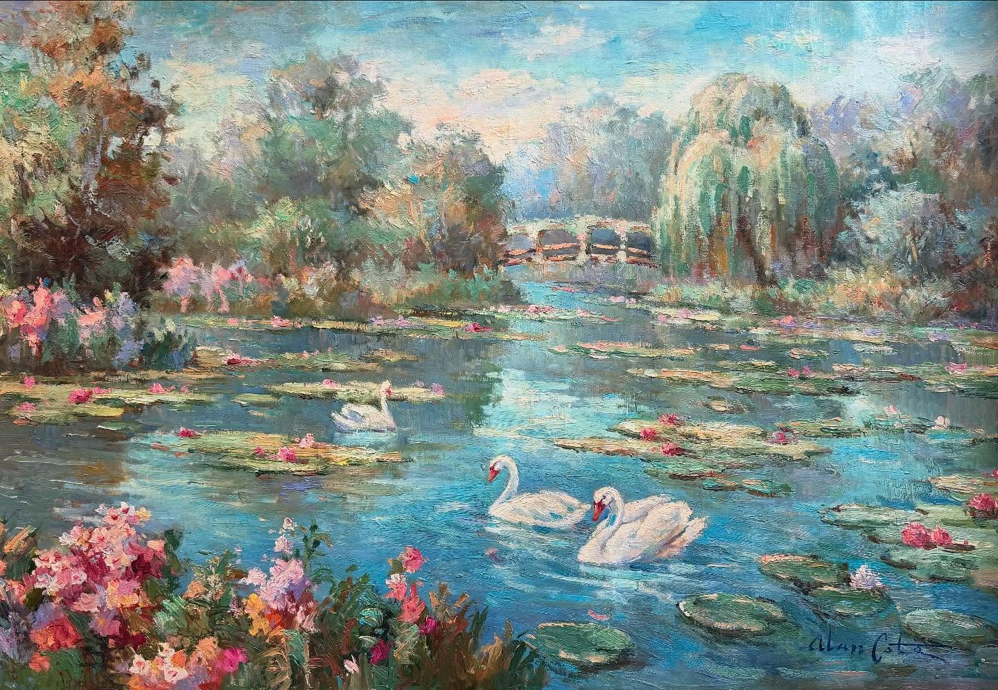 No words, just ?✨
Original, signed Alan Cote (listed) oil on canvas.
Currently unframed but framing can be arranged (and is recommended).
Serious inquiries only.