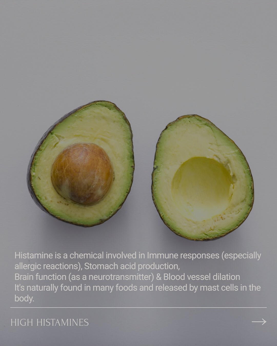 HISTAMINES 🌿
What does high histamines even mean? We’re hearing this buzz word around the health and wellness world a lot recently and here’s why ::::
Histamine is a chemical involved in Immune responses (especially allergic reactions). Stomach acid production,
Brain function (as a neurotransmitter)
, Blood vessel dilation.
It’s naturally found in many foods and released by mast cells in the body.
What are the symptoms of high histamines ?
In the Ayurveda world, you’re probably a Kapha Dosha which means you tend to hold a lot of water and inflammation.
Symptoms look like:
• Migraines & Headaches
• Constant runny nose & congestion
• Hives & Eczema
• Bloat & constant nausea
• Low blood pressure & Dizziness
• Puffy Face
There’s a couple steps to getting your histamine levels to drop which is why I’m here to help yall.
Eliminate high histamine foods, add in low histamine foods ( I have a list of these for yall) & TEST your histamine levels …. Lastly there are enzyme blockers that can help you body break histamine down easily.
Ask me about my favorite enzyme by dropping a “🌿” below.