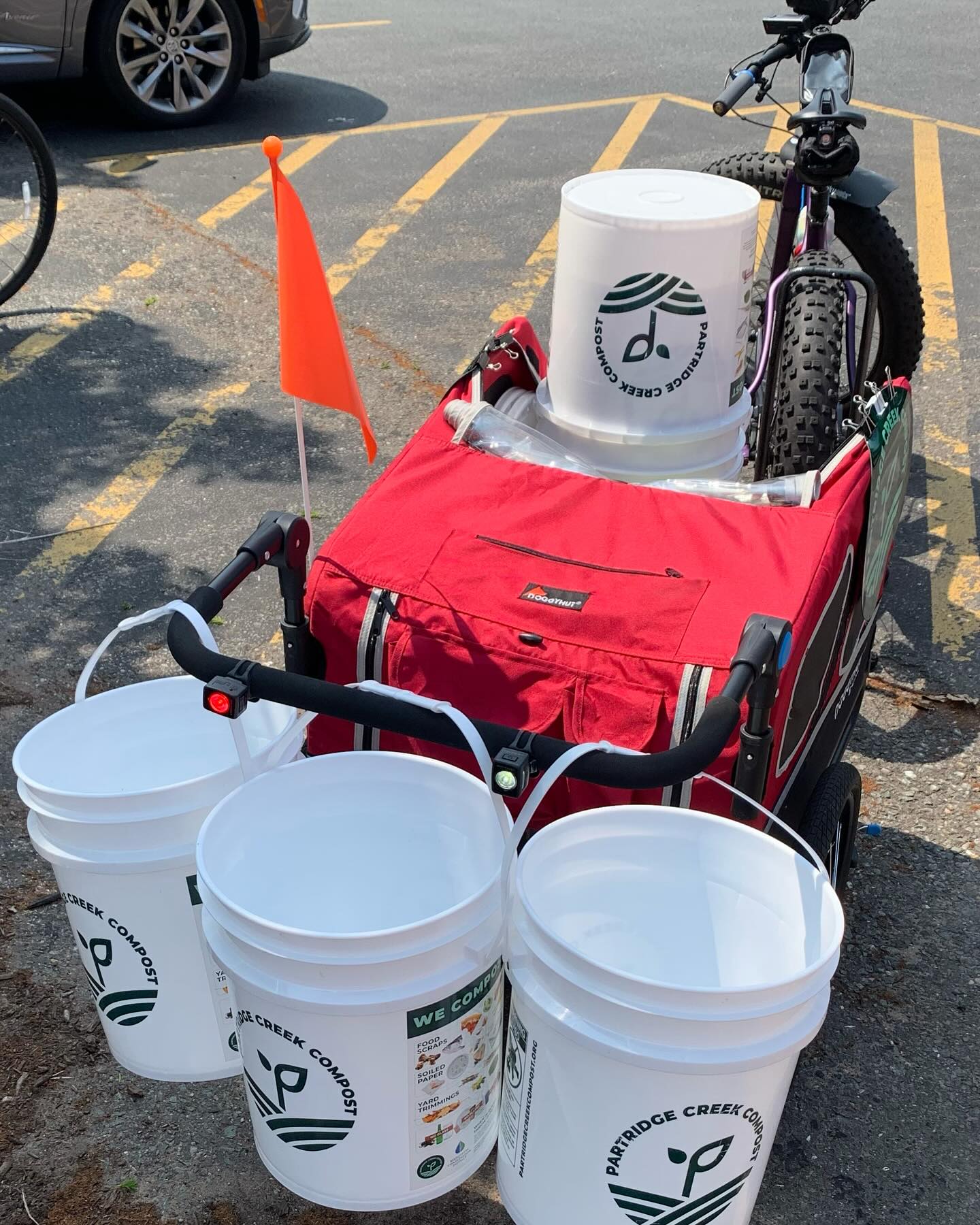 Come see us kickin’ around the Blueberry Festival with our Blurple Bucket Bus! Curbside sign up has never been so easy , at least until we head uphill for home. So we’ll be down here a while! See you down here!