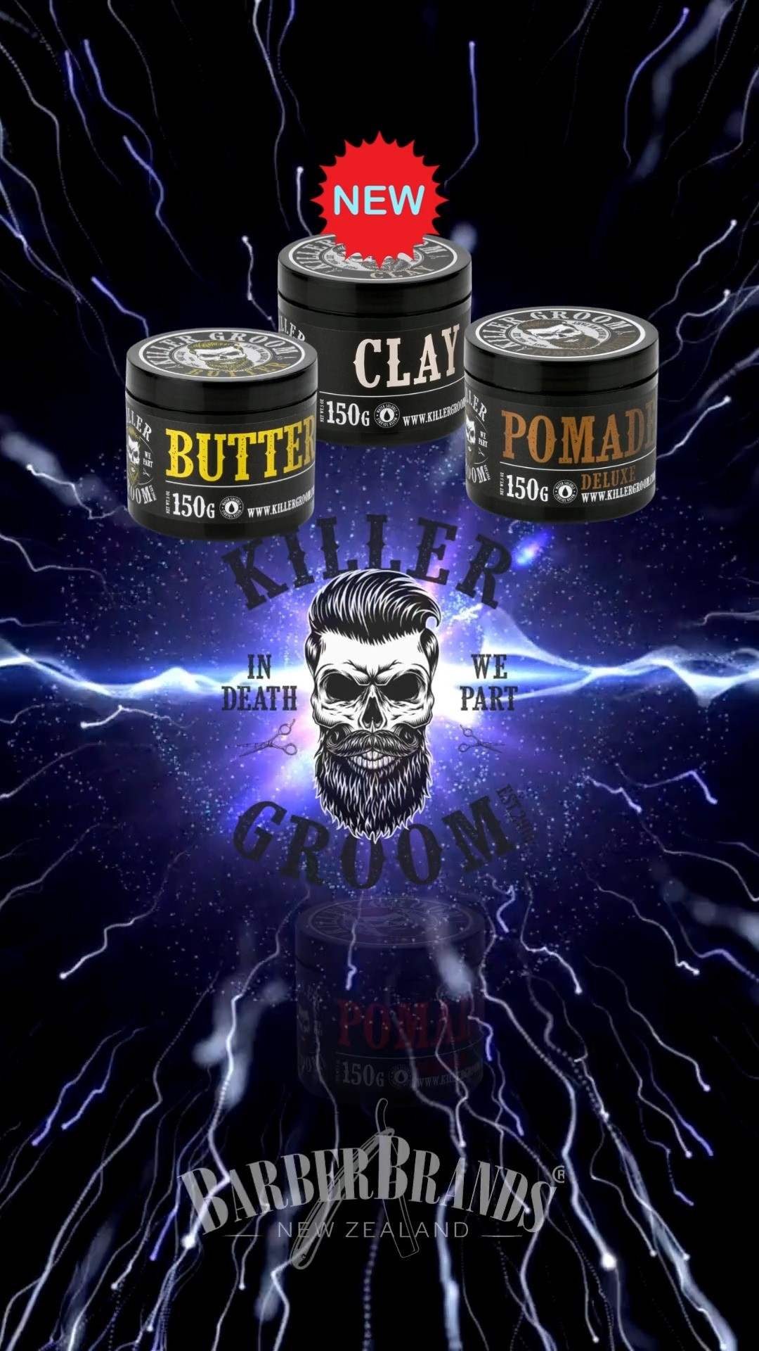 New In- Killer Groom. Premium Grooming for the Modern Man- Find it now at Barber Brands New Zealand!
#barberbrandsnewzealand #queenstownbarbers #wellingtonbarbers #chchbarber #nzbarbershop #aucklandbarbers #nzbarbers #aucklandbarber #dunedinbarber #wellingtonbarber #haircarenz #retailnz #nzbarber #hamiltonbarber #nzmensgrooming #hamiltonbarbers #nzbeard #barbernz #hairnz #newzealandbarber #wholesalenz #nzwholesale #mensgroomingnz #beardsnz