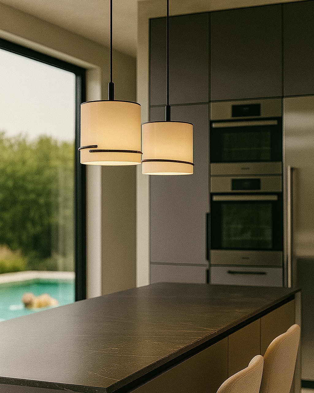 Let Sign’s warm honey and soft white glow elevate your kitchen or dining space ✨where light becomes part of your daily rhythm.. 💫 
>>maiizen.com