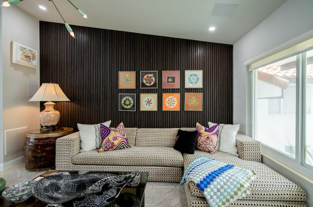 When a fabric is everything! This Pierre Frey fabric was THE item to pull this room together and make it shine. Never underestimate the power of one element to make the room what it can be.