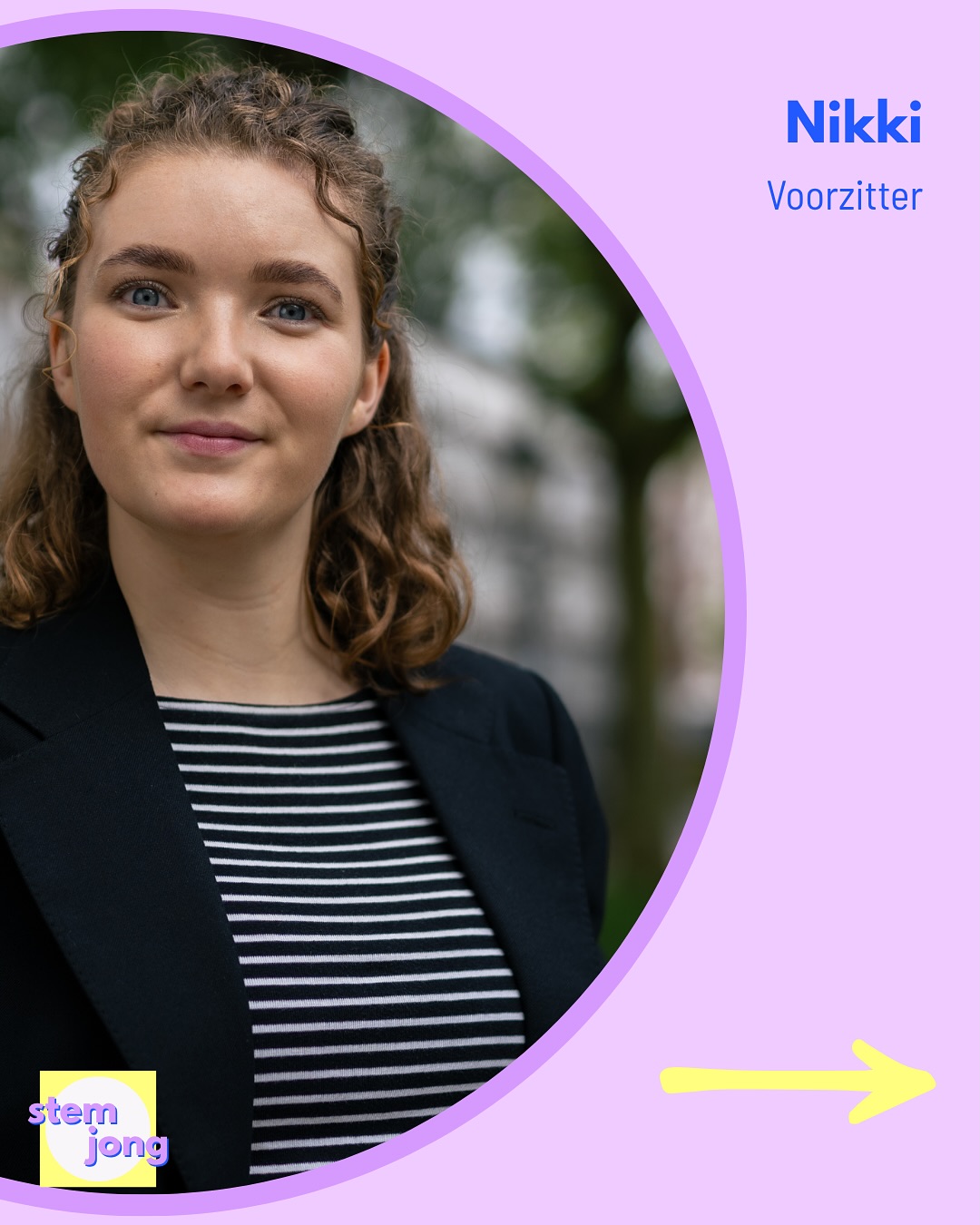 Stem Jong is voor jongeren én door jongeren. Maar wie zijn die jongeren achter Stem Jong?
👋MEET: Nikki, onze voorzitter
💪Nikki begon in november 2020 met Stem op een Jongere. Nu heten we Stem Jong en zijn we een stichting. Nikki is nog altijd betrokken, nu als voorzitter van de stichting. Met passie en toewijding zet zij zich dagelijks in voor een toekomst waar jongeren een belangrijk punt van gesprek worden in de politiek.
🔗 Benieuwd wat Stem Jong precies doet? Check de link in onze bio!
👀Volg ons om het hele team te leren kennen!
📷 Foto door @igv_productions
#meettheteam #stemjong #voteyoung #jongerenstem #jongereninpolitiek #vrijwilliger #jongerenplatform #behindthescenes #jongenbetrokken