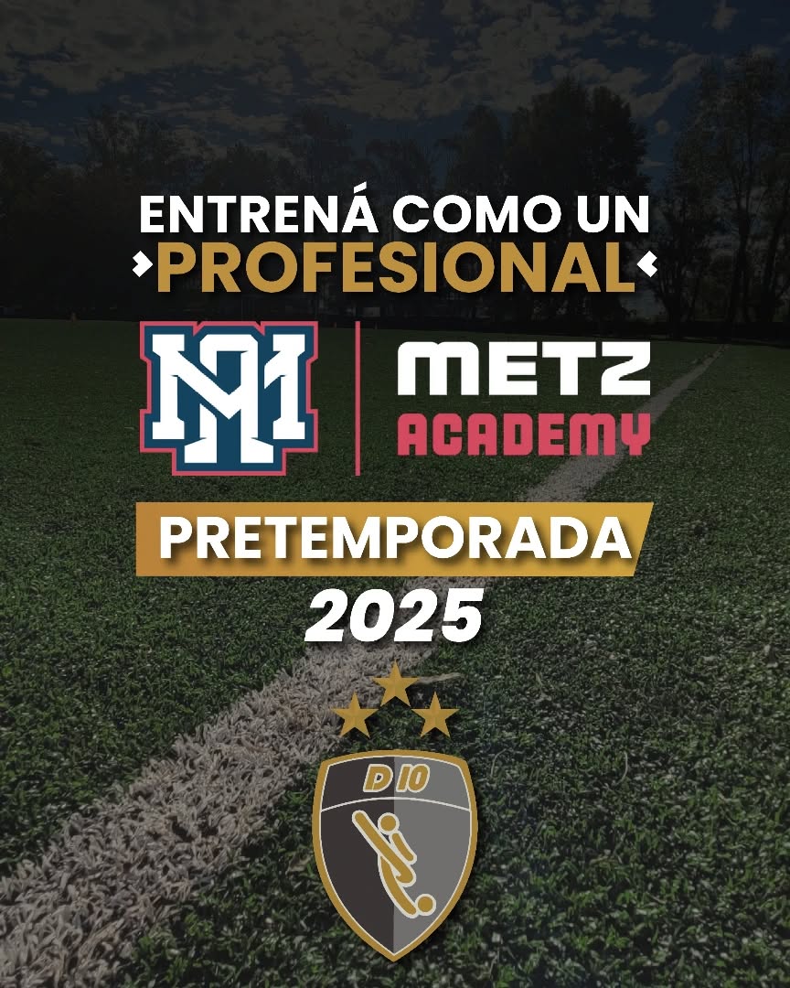 ?¡¡Sumate a la Pretemporada de invierno con @metzacademy!!⚽
El programa está orientado a futbolistas de categorías 2009 a 2013 que quieran potenciar su formación profesional⚽??♂️, con jornadas destinadas al entrenamiento de la fuerza ➕velocidad y el desarrollo técnico-cognitivo en cancha.
?️Del 21 de julio al 1 de agosto
⏰Lunes, miércoles y viernes de 9.00 a 11.30 a.m.
?Sede Pilar @hebraica.argentina
¡Todavía estás a tiempo! Consultá en @metzacademy por beneficios exclusivos para jugadores/as de D10 F.C.?
D10 Football Club
#MásQueFútbol
#d10fc #pretemporadapilar #pretemporadafutbol #invierno #metz #metzacademy #vacacionesdeinvierno #entrenamientoprofesional #futboldeprimera #futbolprofesional #masquefútbol #fútbol #soccer #academiadefutbol #socceracademy #socceracademykids #socceracademyfc #d10football #d10footballclub #pilar #futbolpilar
@empanadas.morita @sportlyon_ind @lyonoficial.ok @360player @menottiescuela @paramedic.arg @coerverargentina @expimled
@telviso.ar @somos.imowi @ch1_sports @elparmegiano @cacmaterialeselectricos @gaseosasecco