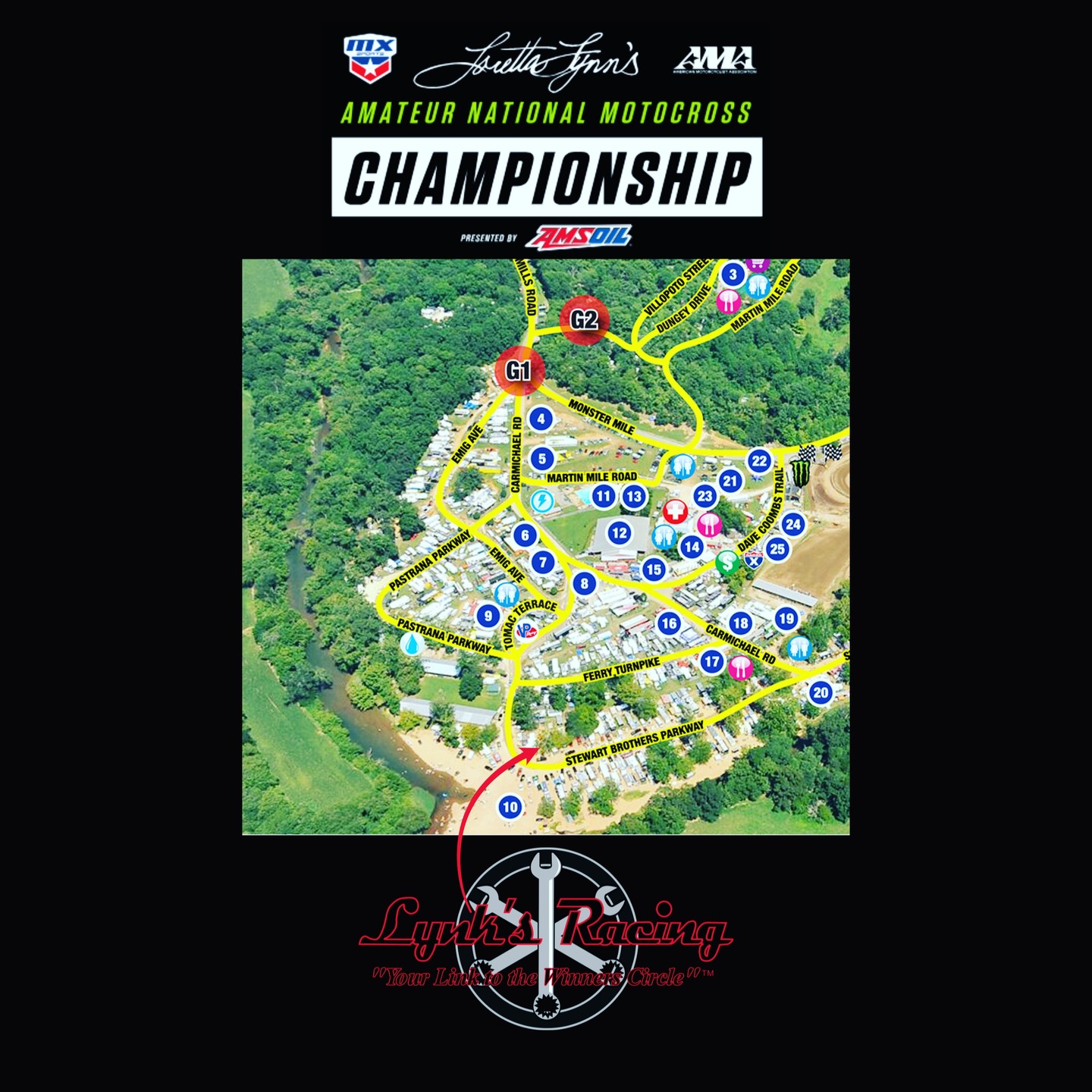 🏁🎉 Congratulations to all the riders who have qualified for the 2025 Amateur National Motocross Championships at Loretta Lynn’s Ranch! 🎉🏁
This is an incredible achievement, and we’re so proud of each one of you for your hard work and dedication. At Lynk’s Racing, we’re excited to be trackside, supporting our sponsored riders and all our customers during the National Championships.
Wishing all the riders the best of luck as you gear up for an unforgettable experience! Let’s make some memories and chase those dreams!!! 🏆🏍️💨
#LorettaLynn #Motocross #motofamily #LynksRacing #ChampionshipBound