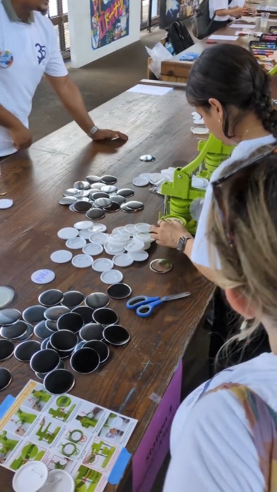 What message would go on your button?
#BTGCHIP2025 #WhereHealthHappens #wallsforjustice
Thanks @wallsforjustice for running this awesome button-making station!