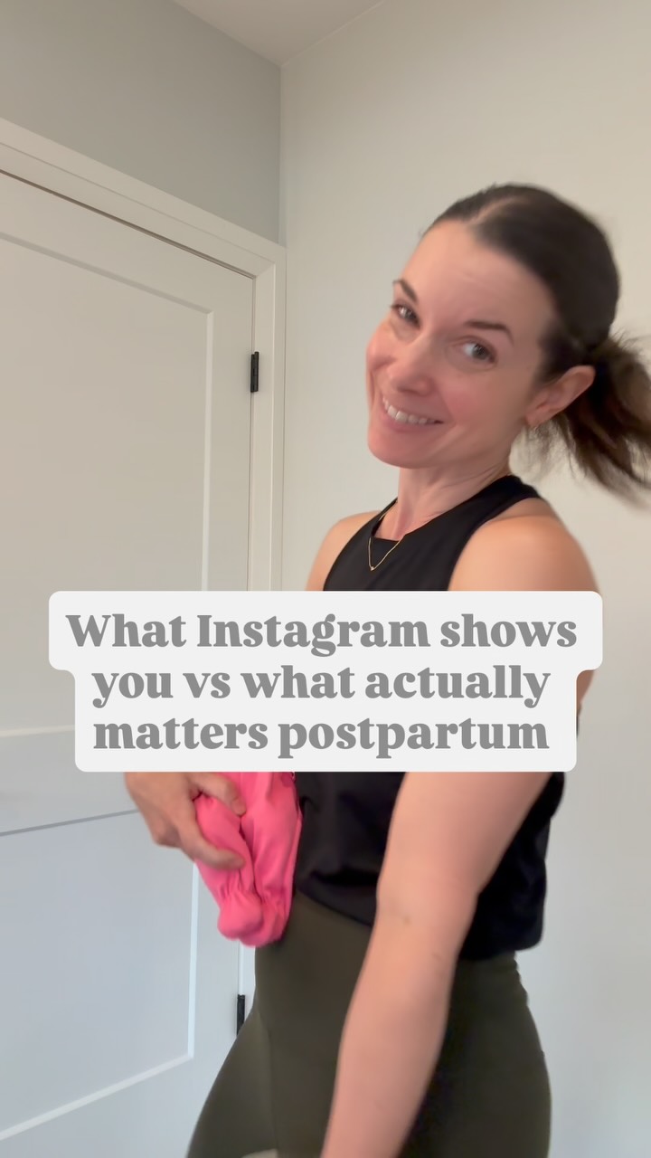 Search postpartum workouts and it’s filled with the same story:
- Flat stomachs.
- “Before and after” body shots.
- “Bounce back” workouts promising aesthetic results.
But where’s the truth?
Where’s the talk about pelvic floor dysfunction?
About healing from diastasis?
About rebuilding your core to function, not just look good?
Here’s what I know after FOUR babies:
I did all the “right” things.
I moved with intention.
I followed the evidence.
And still—it took time.
Not six weeks. Not a quick fix.
And I’ve still got the stretch marks and skin.
But I do have strength.
I do have a core that supports me.
And I’m proud of that—not because it looks good, but because it works.
So if you’re scrolling and feeling behind…
If you’re doing the work but not “seeing” it…
I see you.
And I promise—it’s working.