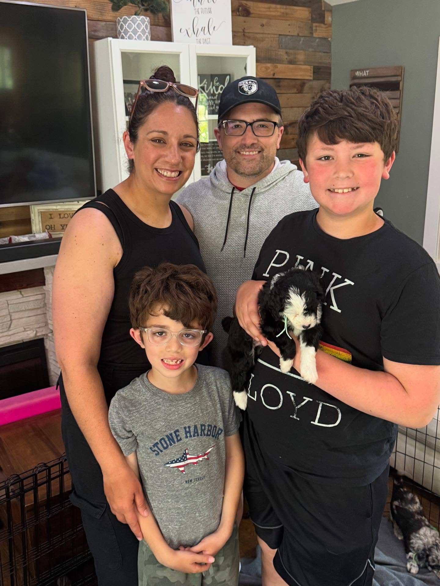 Amazing puppy selection day yesterday! Overall 8 puppies found their forever homes. We have one puppy still avaliable. So happy to meet these families and have them meet their new family members.