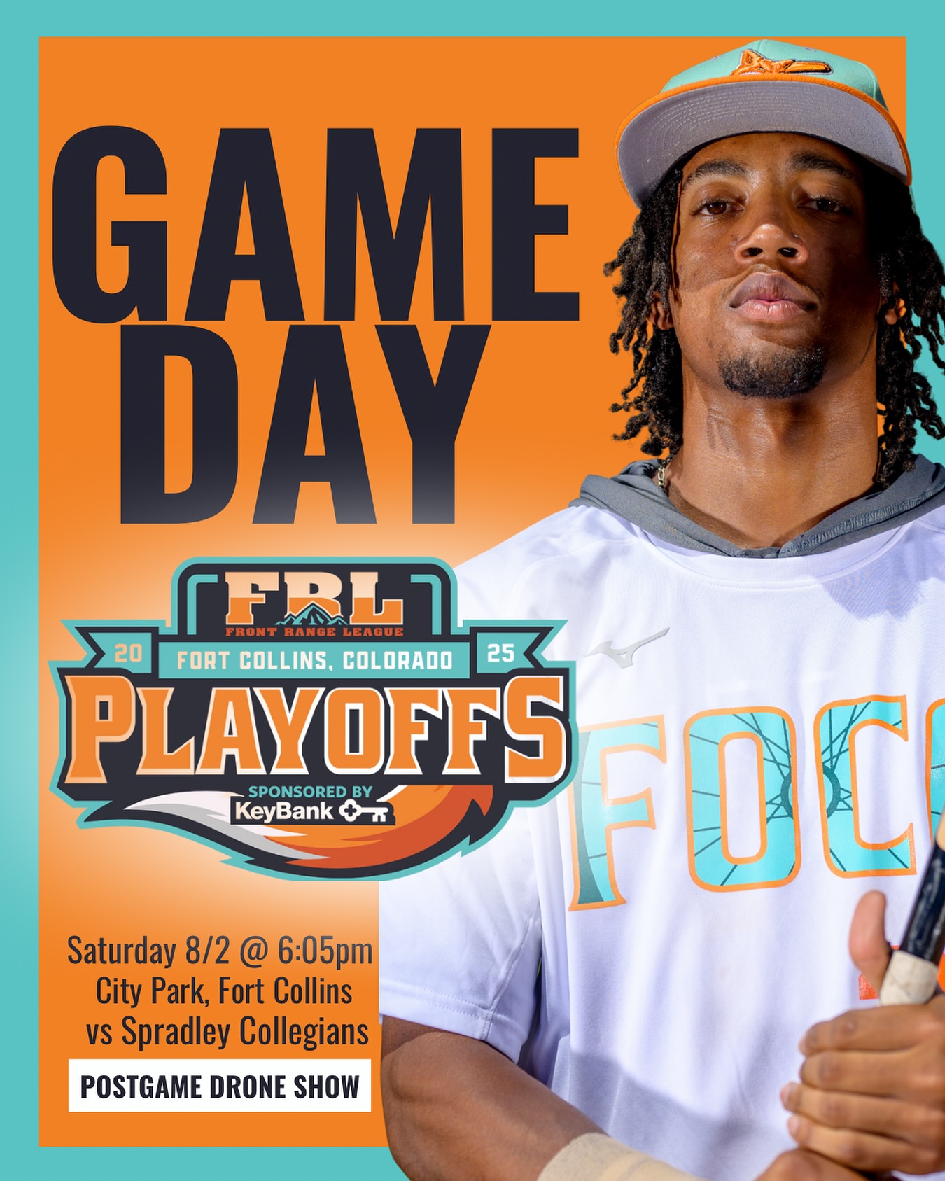 ๐
๐จ๐ฑ๐๐ฌ ๐๐๐ฆ๐ ๐๐๐ฒ!
vs Spradley Collegians
๐ฆ 6:05pm
๐City Park
๐บ Live on YouTube
๐ฅ Backyard Bird
๐ฆWalrus Ice Cream
#focofoxes // #foxesbaseball