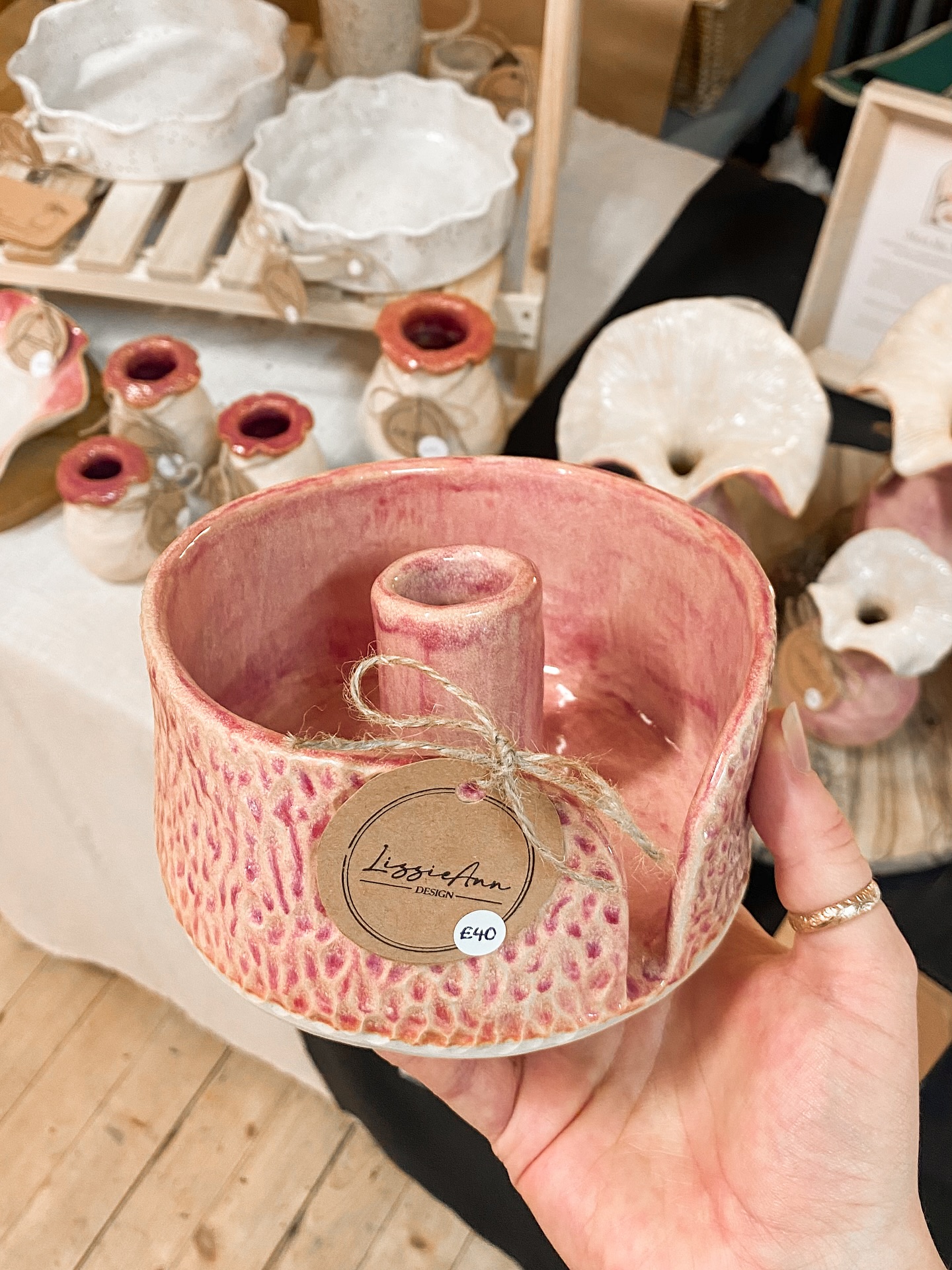 What a week! Loved being part of @madeinfife at this year’s Pittenweem Arts Festival ✨ Couldn’t have asked for a better send off into maternity leave
What’s left of my stock will be popping up on my website soon so keep your eyes peeled!
Thank you to everyone who came by to say hi 💕 meeting so many of you was the best 🥰 Now… feet up, snacks in hand and waiting for baby!
:
#pittenweemartsfestival25 #handmadeceramics #handmadescotland #ceramicist #pottery #potter #clay #handmadegifts #madeinfife #lizzieanndesign