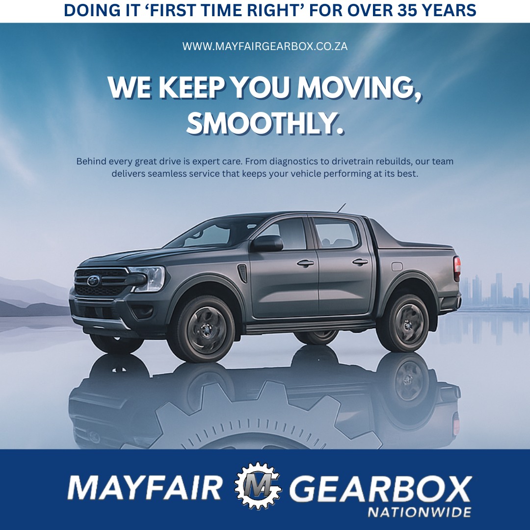 Smooth gear changes start with expert care.
At Mayfair Gearbox, we understand that smooth driving starts with expert service. From full free diagnostics to complete drivetrain rebuilds, our technicians work with care and precision to keep you moving without getting stuck.
Whether you are driving across town or across the country, trust us to keep your ride in perfect condition.
? Book your next service with Mayfair Gearbox today.
Automatic HQ: 079 069 6268
Manual HQ: 082 601 8693
Pretoria: 072 086 4805
Trucks: 066 195 7185
WhatsApp: +27 72 946 7637
? www.mayfairgearbox.co.za
#GearboxRebuild #CarDiagnostics #TransmissionService #AutoSpecialists #MayfairGearbox