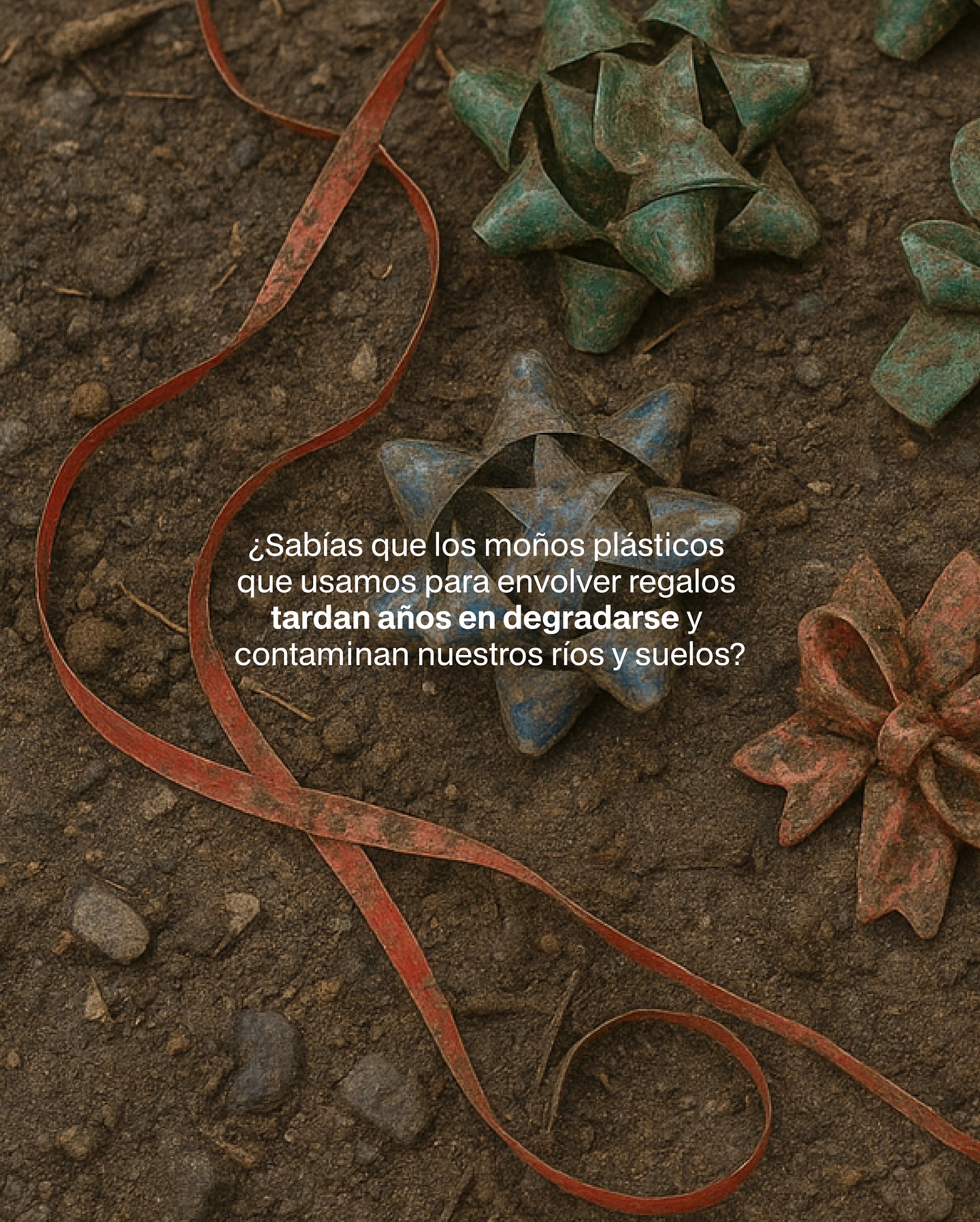 Esta Semana del Día del Niño, te invitamos a pensar en un regalo que no solo lleve alegría, sino también cuidado al planeta.
Los moños plásticos que usamos para envolver regalos tardan años en desaparecer y contaminan nuestro entorno.
Por eso, desde la campaña Sin Moño, por favor proponemos opciones responsables y bonitas para envolver tus regalos: moños de papel reciclado, cintas de tela reutilizables, cuerdas naturales y detalles artesanales.
Regalar con conciencia es el mejor regalo para las futuras generaciones.
¿Te sumás al cambio? 💚🌎