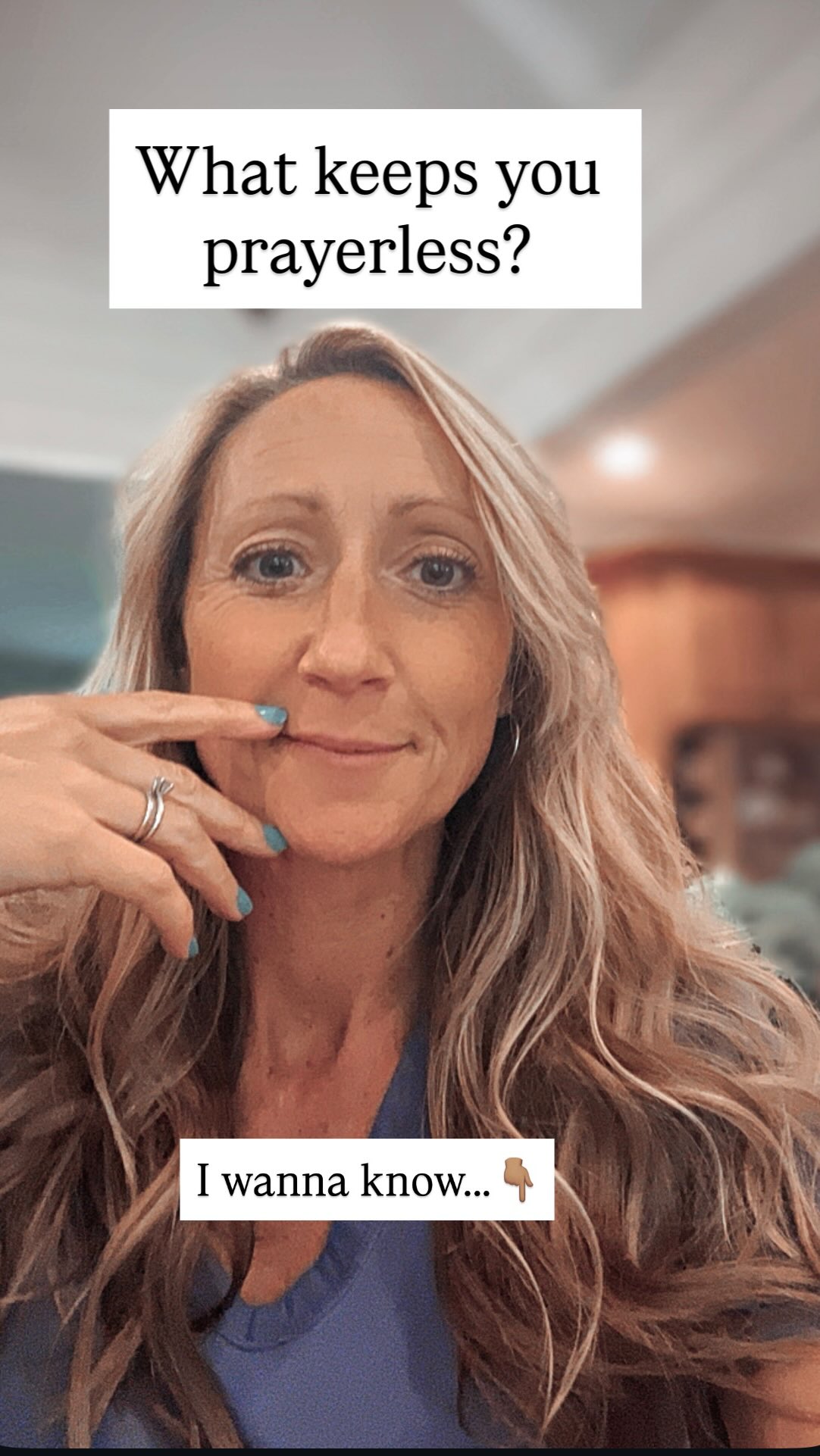 What’s the thing that keeps you prayerless?
Literally for me, it can be the laundry or the dishwasher or the phone call I haven’t made. I start to pray, and the littlest thing can derail my train of thought.
I firmly believe the enemy knows how powerful prayer is and takes every opportunity to keep us from actual conversation with God. If distraction works, he’ll use it.
What keeps you from prayer??? Tell me in the comments… and stick around to see what worked for me.
#prayer #god #wordbeforeworld #distraction #focus #author #christianblogger #womenhelpingwomen #connection #conversation