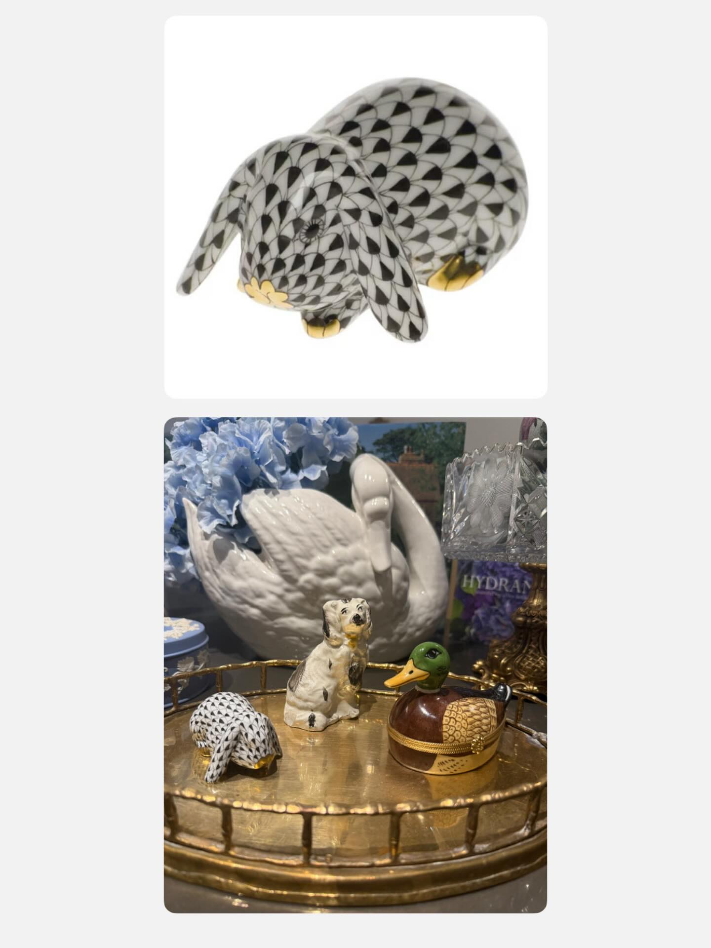 HEREND LOP EARED BUNNY, BLACK ??
Backordered, 2-3 month wait!
RETAIL $340
CLAIM $295 SHIPPED
LIKE BRAND NEW
ALL PAYMENTS ACCEPTED + PAYMENT PLANS
VENMO OR SITE INVOICE
DM TO PURCHASE ????