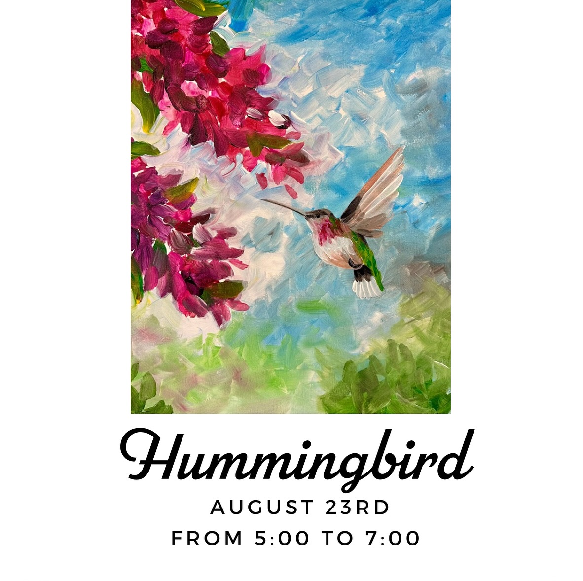 Get ready for a fun-filled evening of creativity! We'll be painting the featured artwork, and you're welcome to bring your favorite drink. All necessary supplies are provided, and don't worry about the drawing part- we'll transfer the image onto your canvas or provide tracers. Tickets are $55 per person. Sign up in the link in our bio or here: https://occ.sn/dKdlxMqs