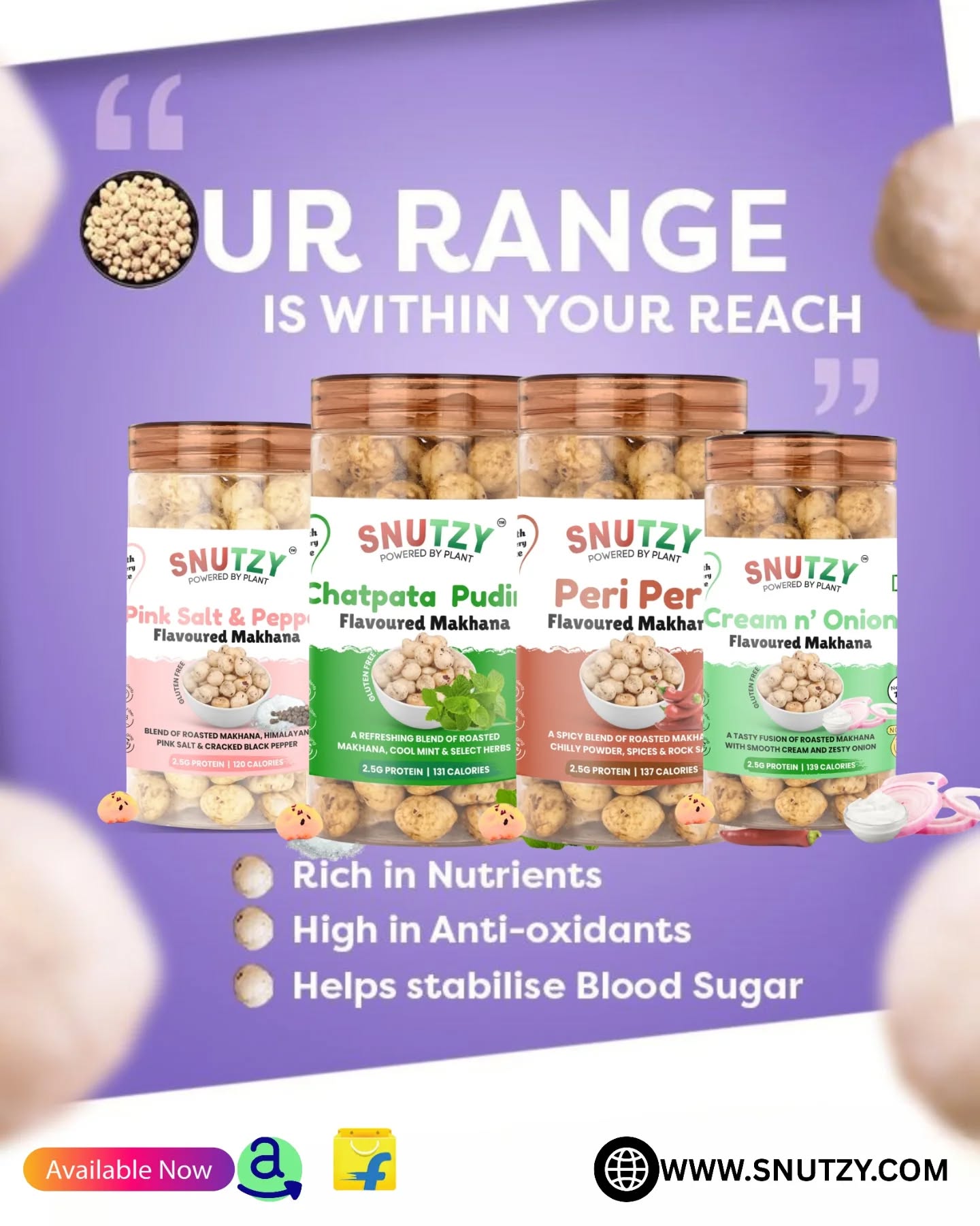 ✨ "Good for heart, great for health – Snutzy Makhana is the superfood you need! 🥰
#SnutzyGoodness #MakhanaMagic #SuperfoodSnacking #StayHealthyWithSnutzy #CrunchyAndHealthy #NaturalSnacking #FitnessFuel #HealthyWithSnutzy"