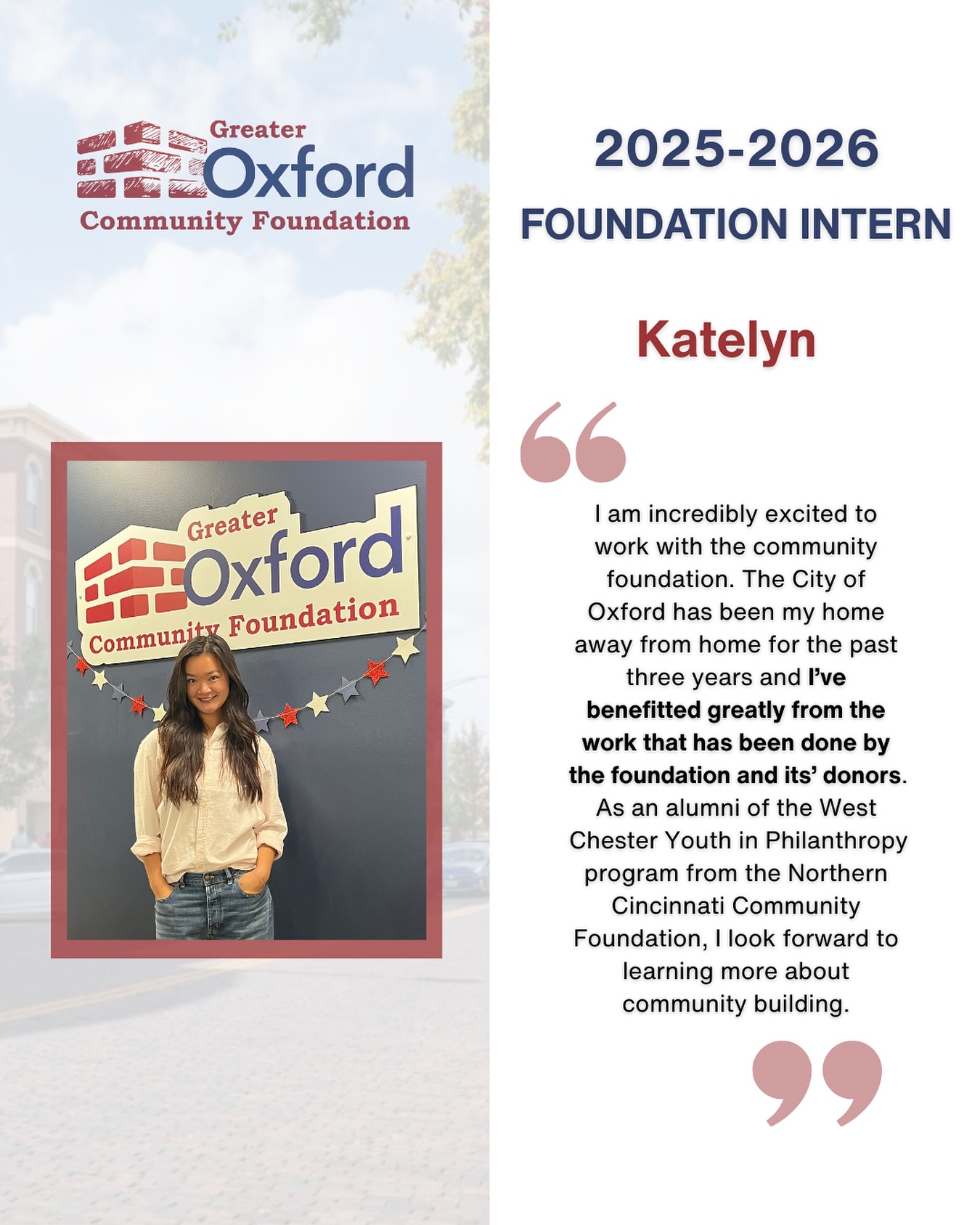 Please join us in giving a warm welcome to our newest intern, Katelyn Phan!
Katelyn is a senior Media and Communications student at Miami where she’s been working on various ongoing research projects in the digital humanities! She’ll be managing our socials, working on newsletters, and collaborating with our board members to launch our new online interface!
Fun fact: After her time at Miami, Katelyn will be attending law school!