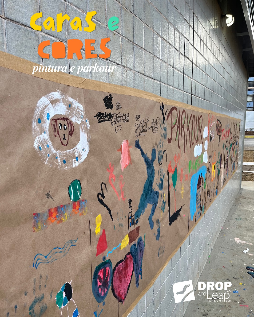 Tratar o parkour como arte é sobre sensibilidade, perceber o ambiente, os movimentos e a conexão entre eles. Quando crianças aprendem a integrar tudo isso, não é só o corpo que salta: é a vida que ganha novos caminhos.
Nosso propósito é o parkour educação, muito além do salto.
Amamos nosso dia de CARAS E CORES: pintura e parkour 🎨🤸🏽♀️