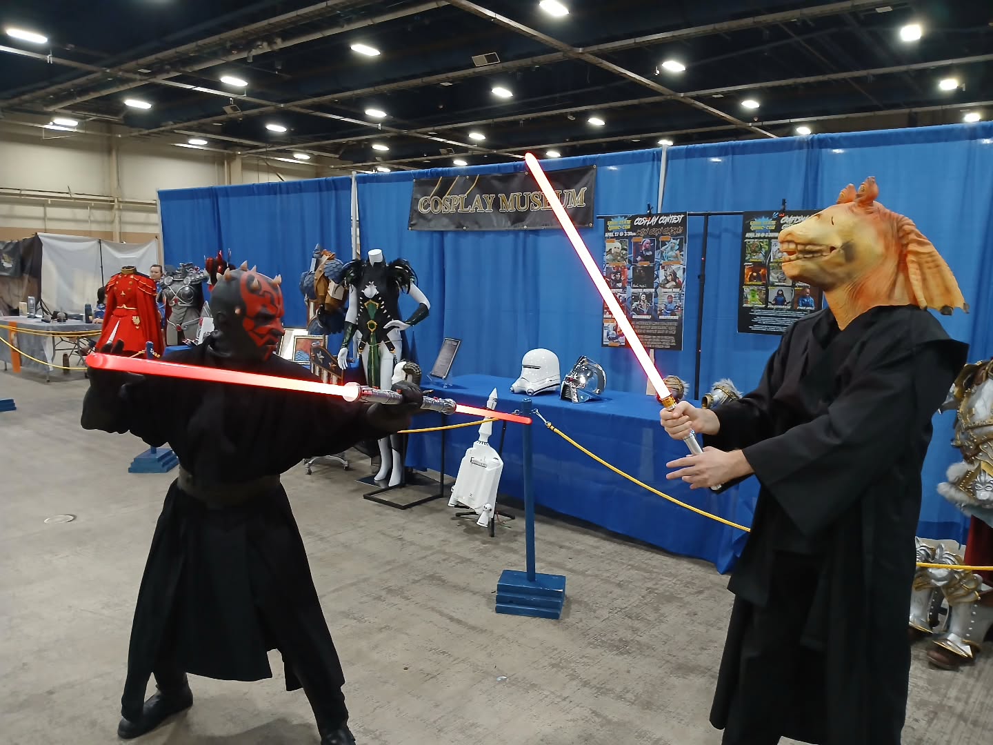 Darth Maul discovers the REAL Sith Lord's identity at Harrisburg Pop Con last weekend. 
🗝🪨🛕
www.keystonespire.com 
📸JC