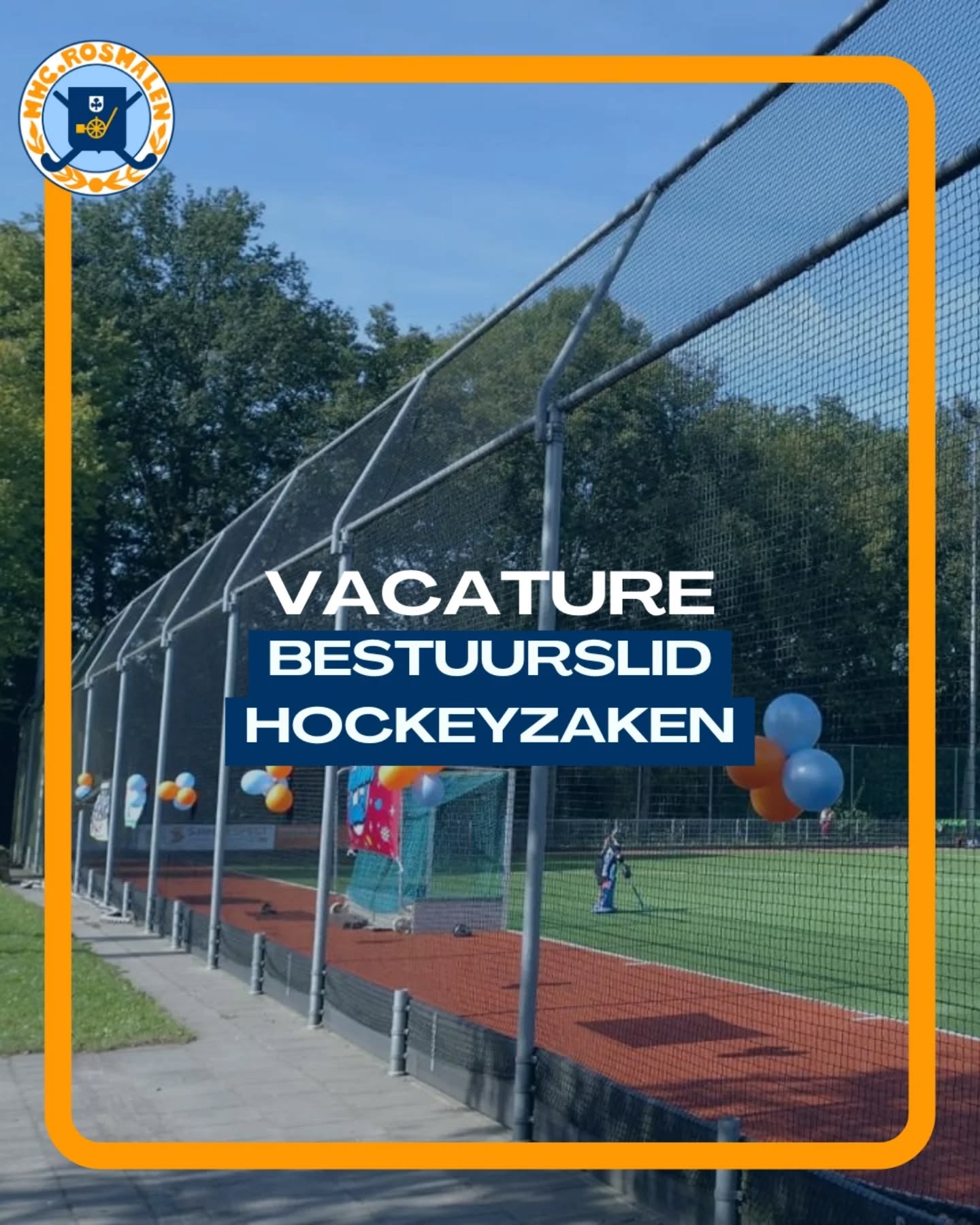 ? VACATURE: BESTUURSLID HOCKEYZAKEN
Word jij hét gezicht achter het hockeybeleid van onze vereniging?
Ben jij iemand die graag meedenkt over de toekomst van hockey binnen onze mooie club en energie krijgt van samenwerken met trainers, coaches en vrijwilligers? Dan is de rol van Bestuurslid Hockeyzaken misschien precies wat bij jou past!
➡️ Bekijk de volledige vacature op de website!
Wil jij meebouwen aan MHC Rosmalen? Neem contact op met Jochem Garritsen, Voorzitter MHC Rosmalen, via e-mail voorzitter@mhcrosmalen.nl.
#mhcrosmalen #altijdthuis #vacature #bestuurslidhockeyzaken
? Heb jij iets leuks te delen? Laat het ons weten via een dm of stuur een mail naar communicatie@mhcrosmalen.nl!