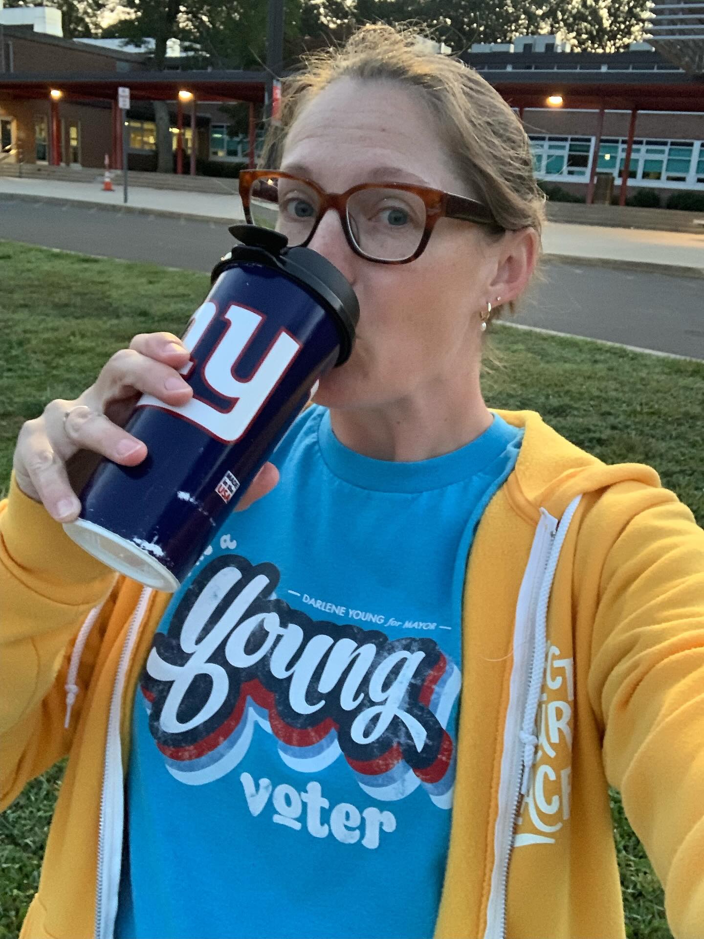 Out bright and early at the polls! Ready for the day! Don’t forget to vote Darlene Young today on primary Election Day - polls are open 6 AM to 8 PM!
Come on out! Your vote is your voice!! 💙🇺🇸🇺🇸
