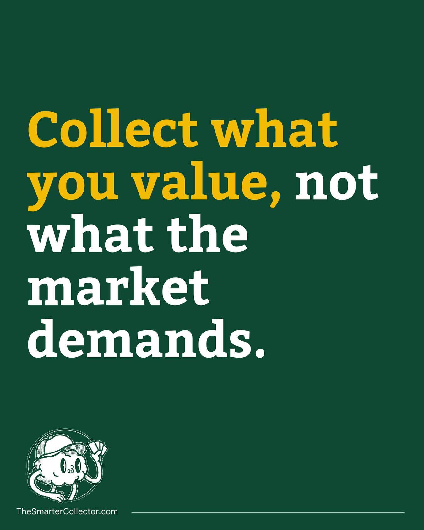 Not every card has to be flawless to deserve a spot in your collection.
Print lines, soft corners, off-centering, or even a sticker auto could all be seen as “flaws” that might be deal breakers for some, but opportunities for others.
The trick is knowing which imperfections you can live with. By leaning into your values instead of chasing the market’s, you can land great cards for less and still build a collection that feels true to you.
What’s a flaw you’re willing to live with in your collection?
#thesmartercollector #sportscards #thehobby #collecting #whodoyoucollect #baseballcards #basketballcards #hockeycards #footballcards #topps #paniniamerica #rc #rookiecard #collectwithintention