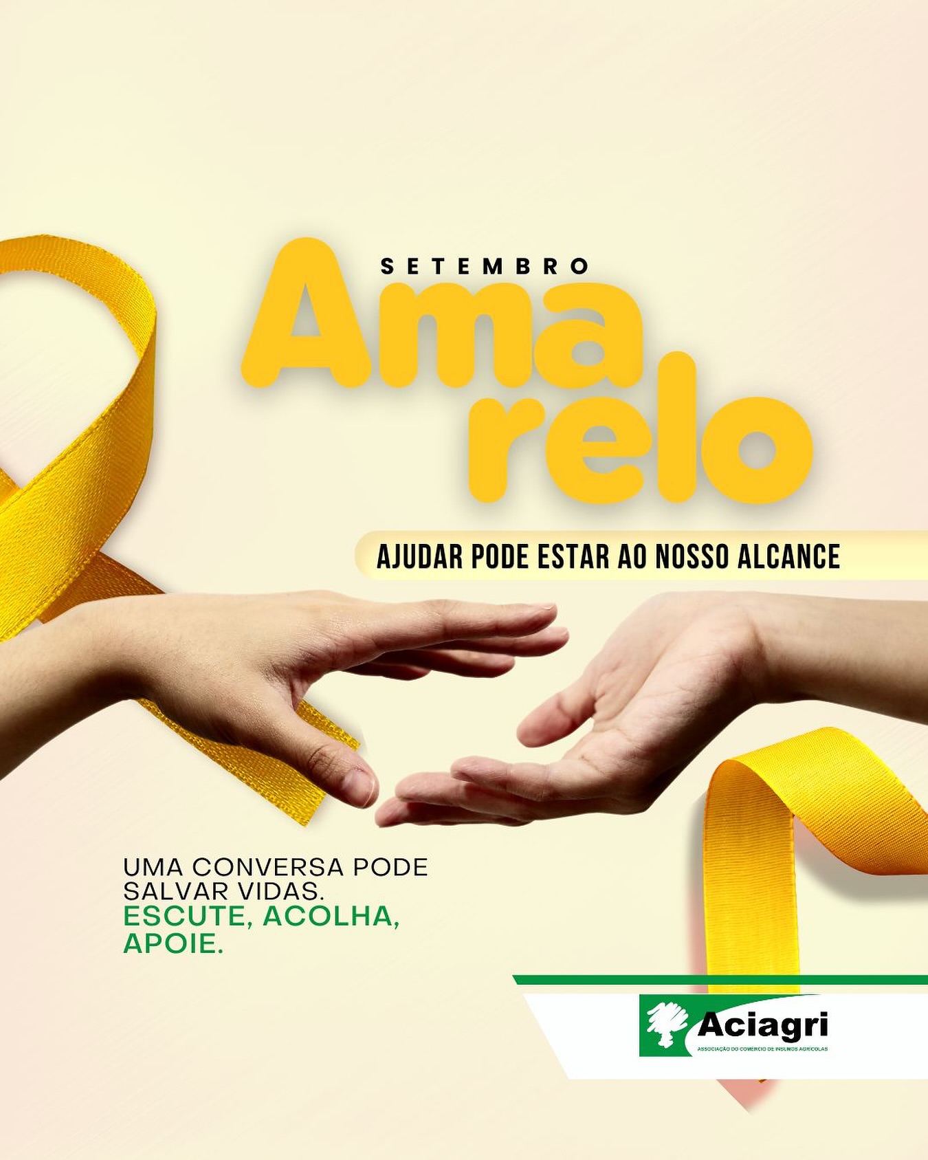 Uma conversa pode salvar vidas
Escute, acolha, apoie. 💛
#setembroamarelo🎗️