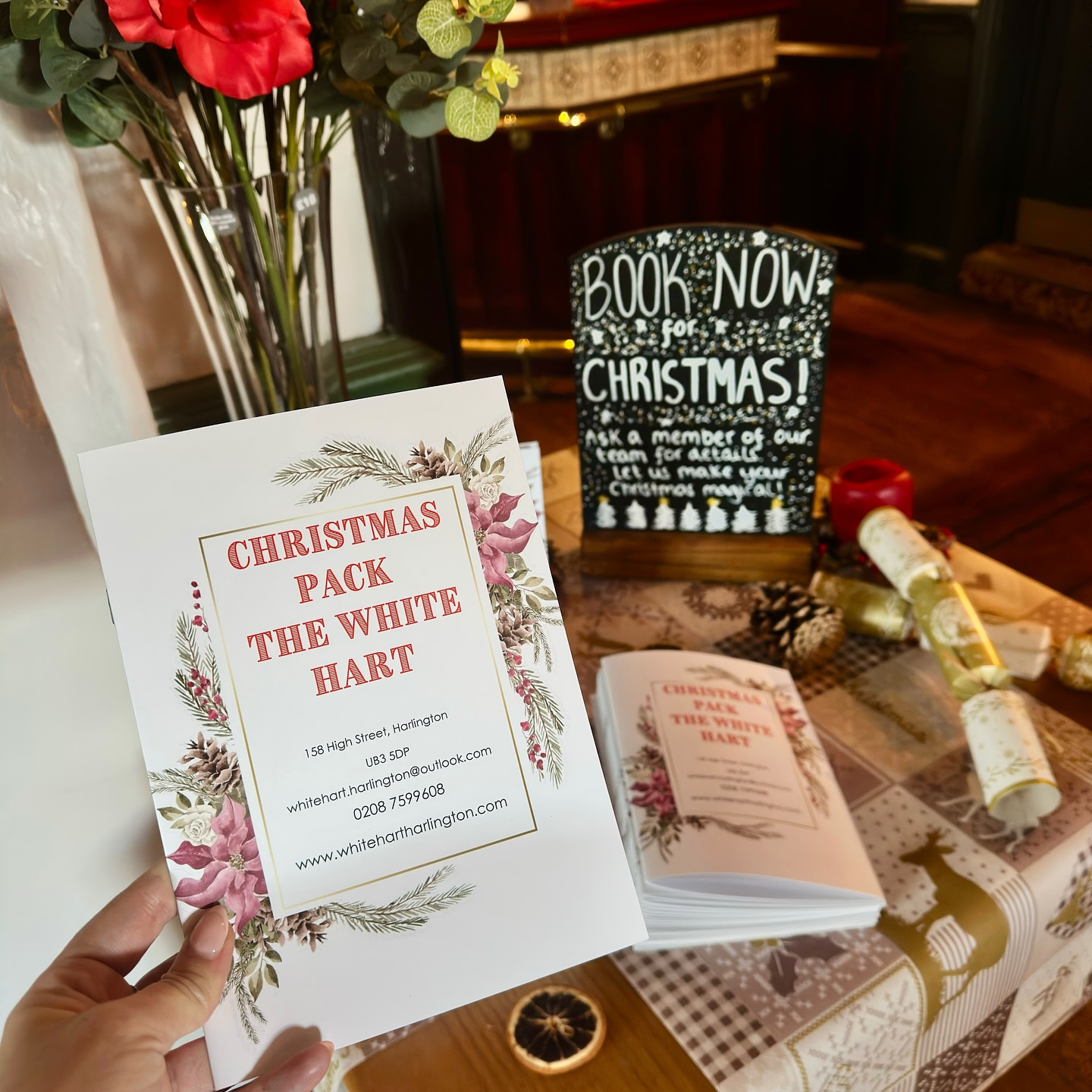 BOOKINGS NOW OPEN for Christmas! ???❄️
Whether it’s your work Christmas party, a festive catch up with friends or your Christmas Day dinner, we’ve got you covered at the White Hart!
Let us make this festive season magical! ✨
Call us on 02087599608 or speak to a member of staff on your next visit! ?
-
-
#christmasparty #christmasdaydinner #pubchristmas