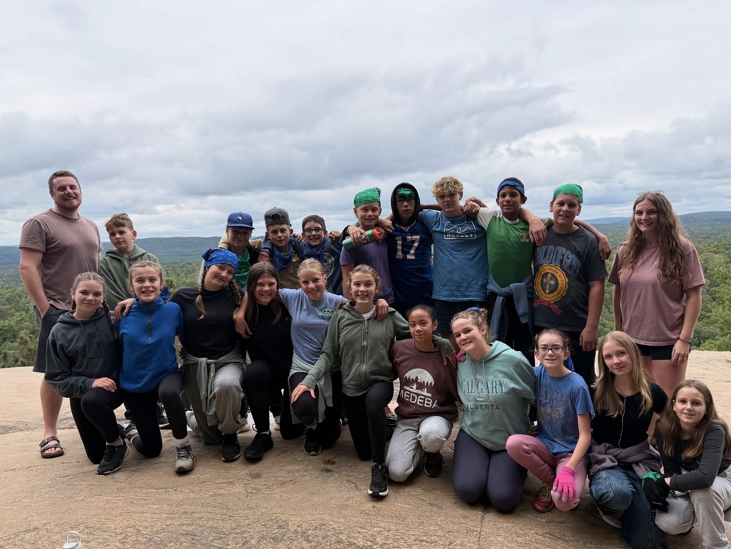 Grade 7 and 8 enjoying Algonquin Park. Stay tuned for more details to come! #classcampingtrip #epicadventure #rhemachristianschool